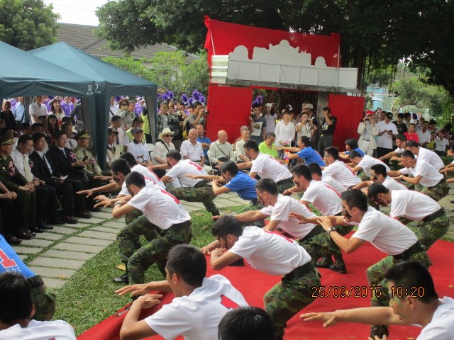 104年9月25日屏東榮家參與「忠貞鐵衛憲兵展」