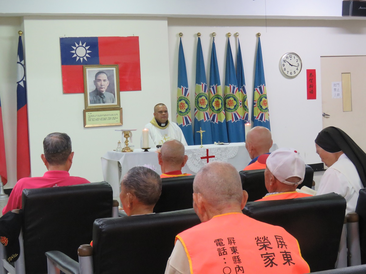 107年04月26日天主教蒞屏東榮家為榮民祈福感恩彌撒