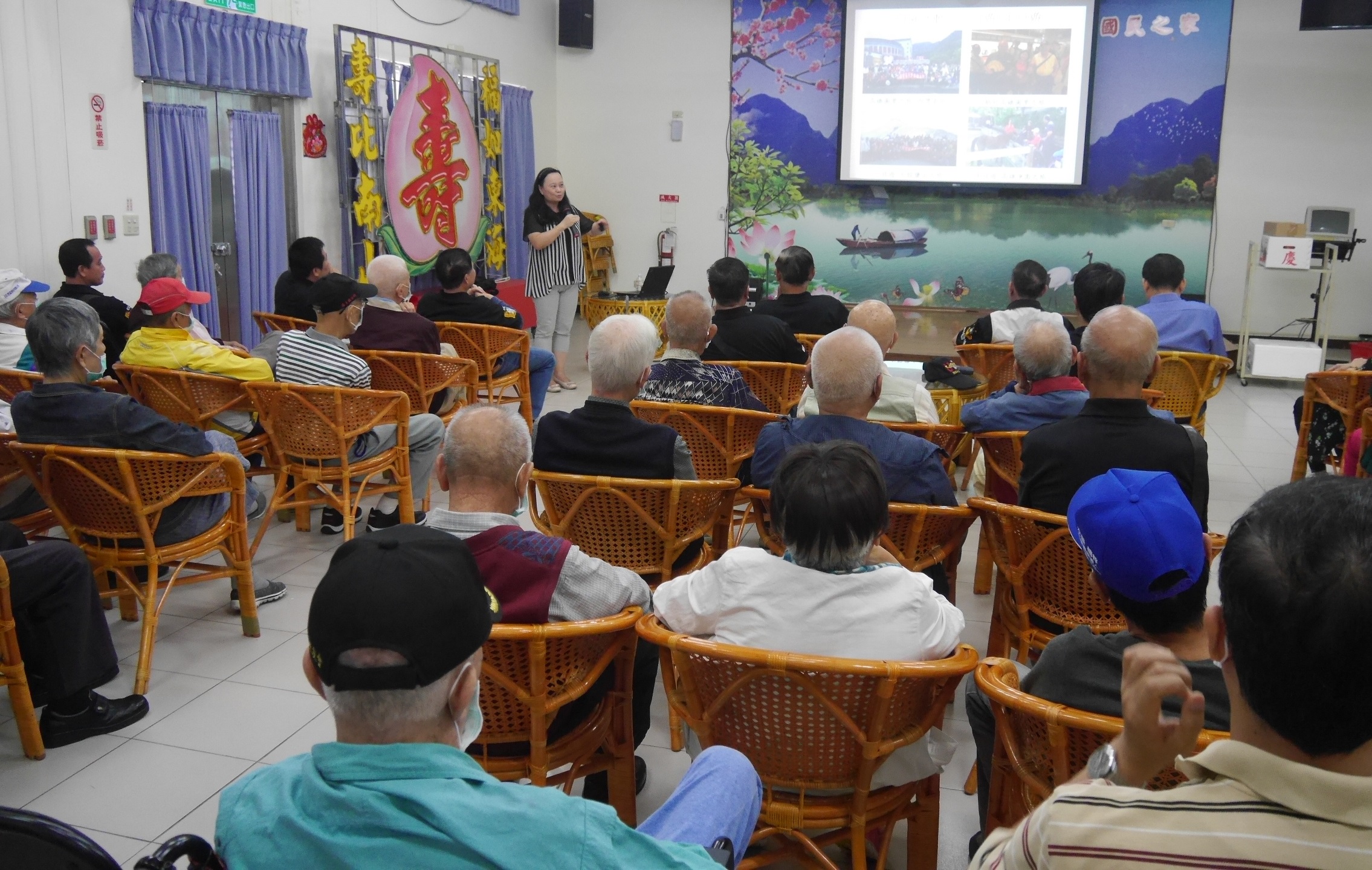 海爆協會榮民節慰訪高雄榮家頤養樂園