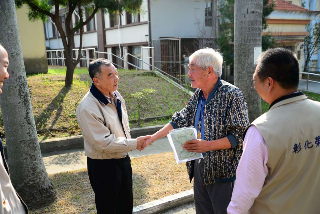 退輔會主委視導彰化榮家，關懷榮民