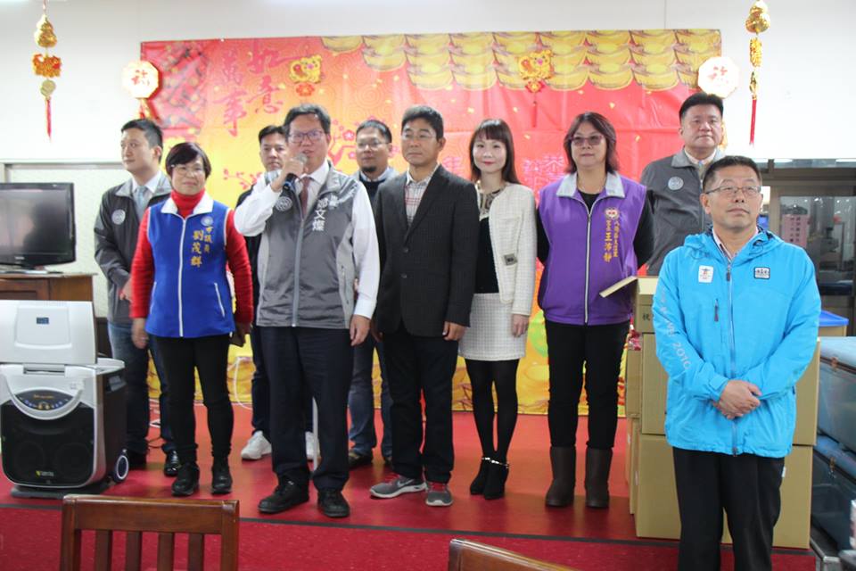桃園大家長關懷榮民 新春紅包慶團圓