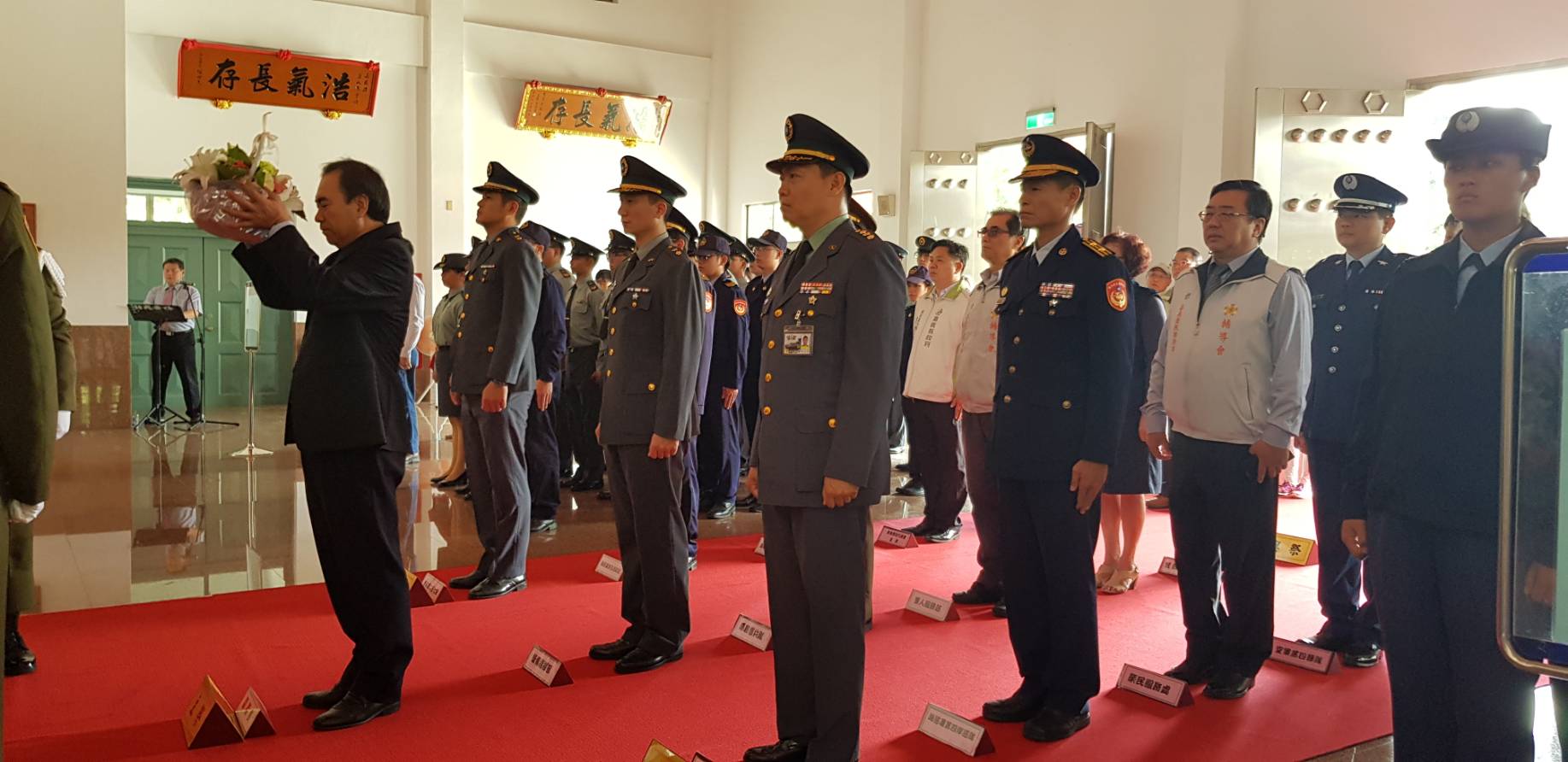 嘉義榮服處忠靈祠春祭  追悼陣亡將士及在台亡故英靈