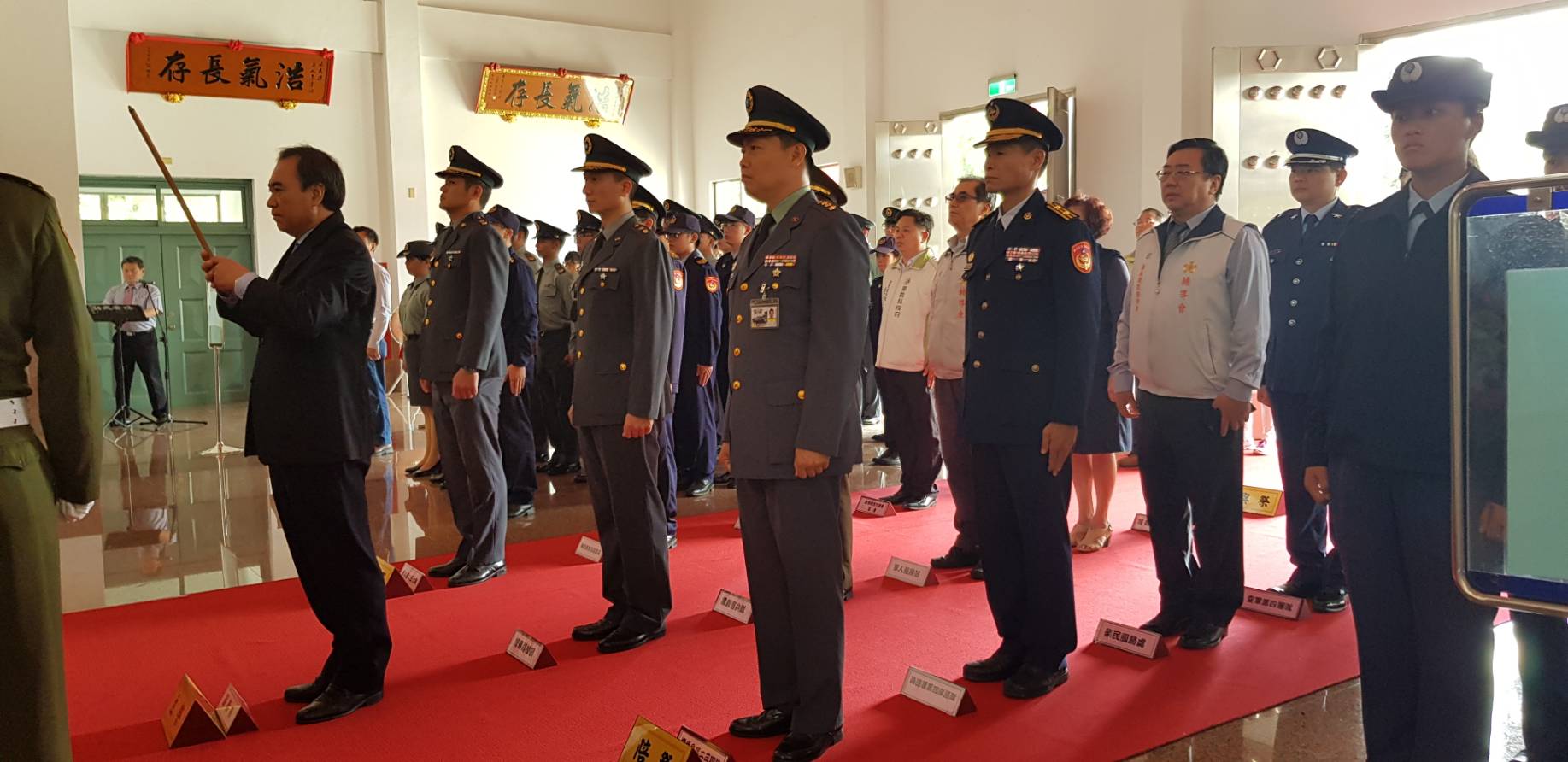 嘉義榮服處忠靈祠春祭  追悼陣亡將士及在台亡故英靈