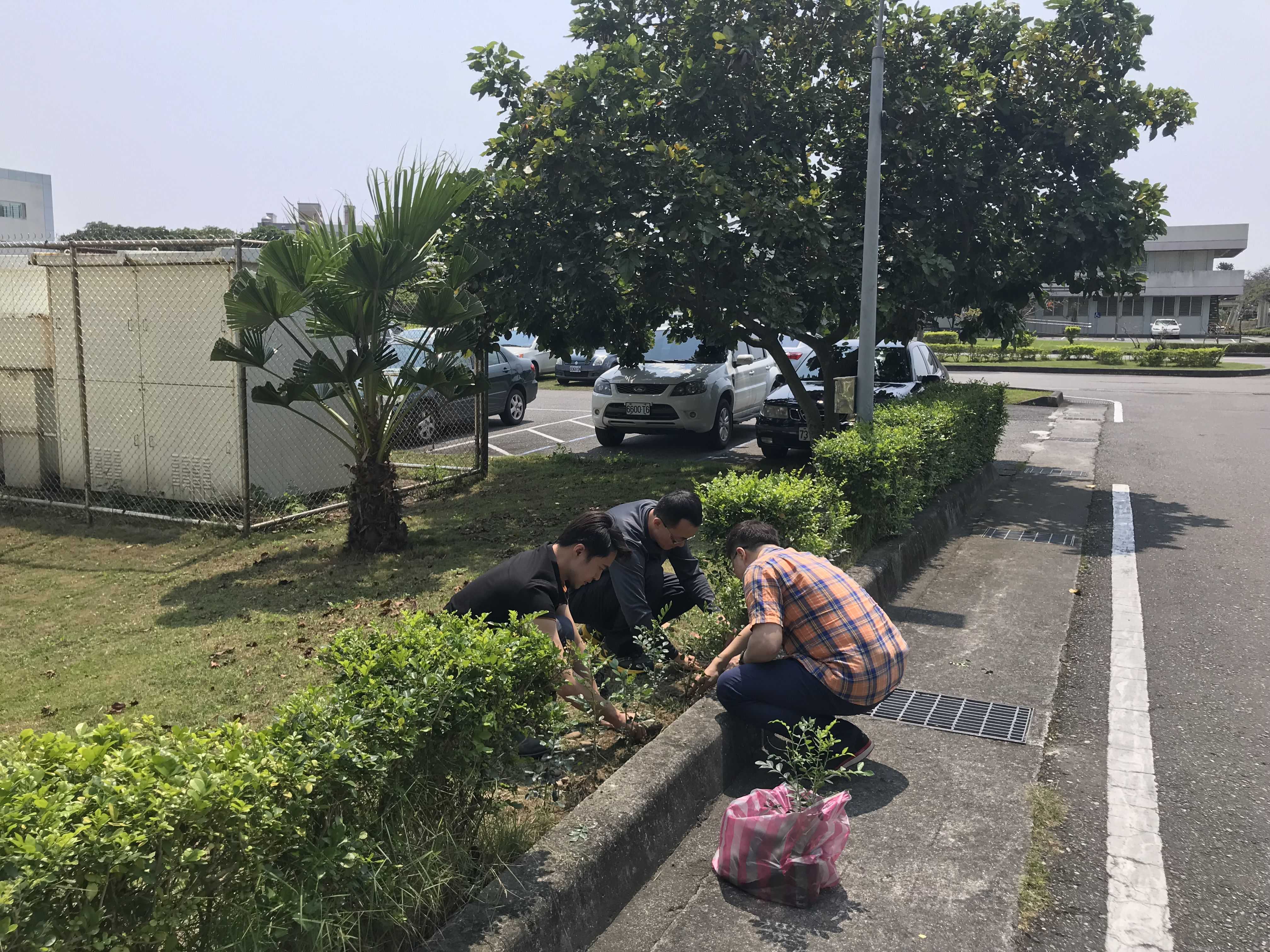 花蓮榮家108年3月29日辦理家區綠美化植樹活動