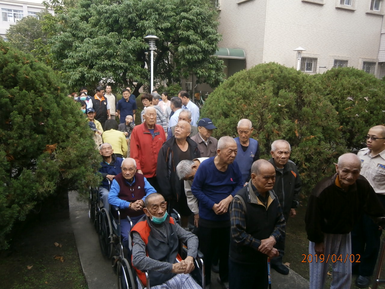 108年4月2日清明節祭祀歷年亡故榮民