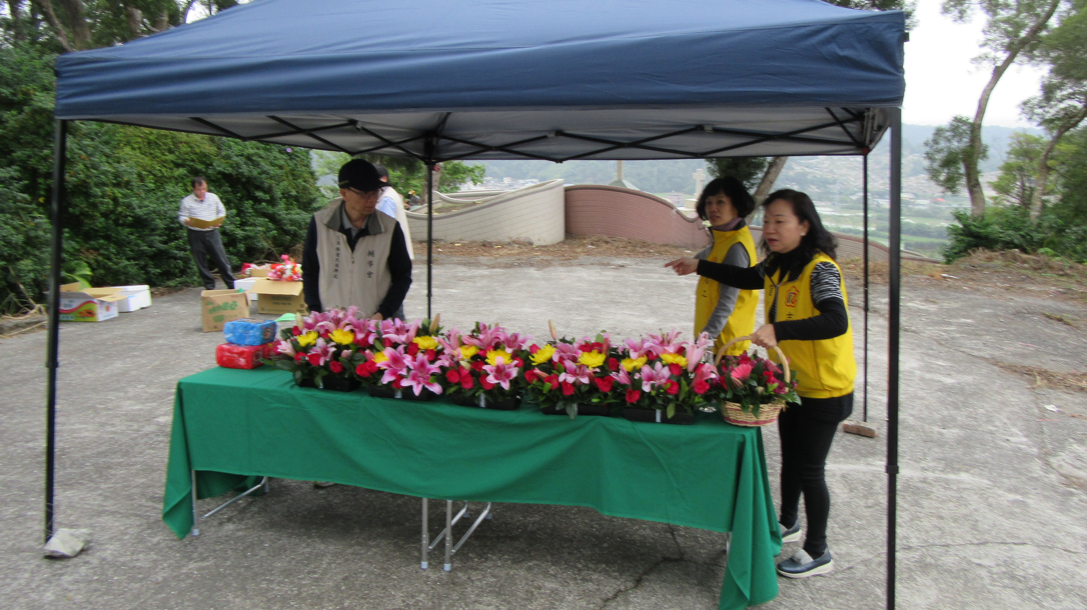 宜蘭縣榮服處清明節春祭宜蘭市第二公墓早期亡故榮民祭祀活動