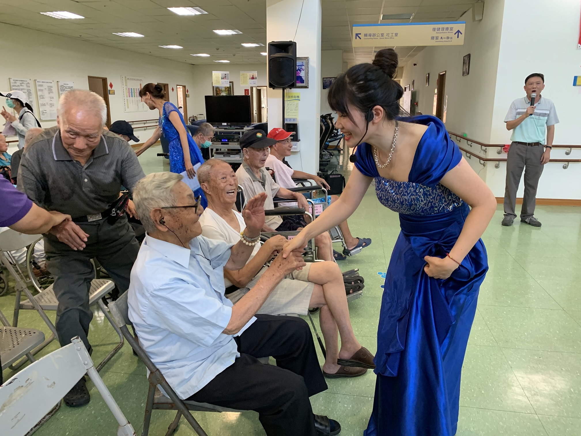 108年6月17日雙福溫馨送愛，榮伯感謝在心頭