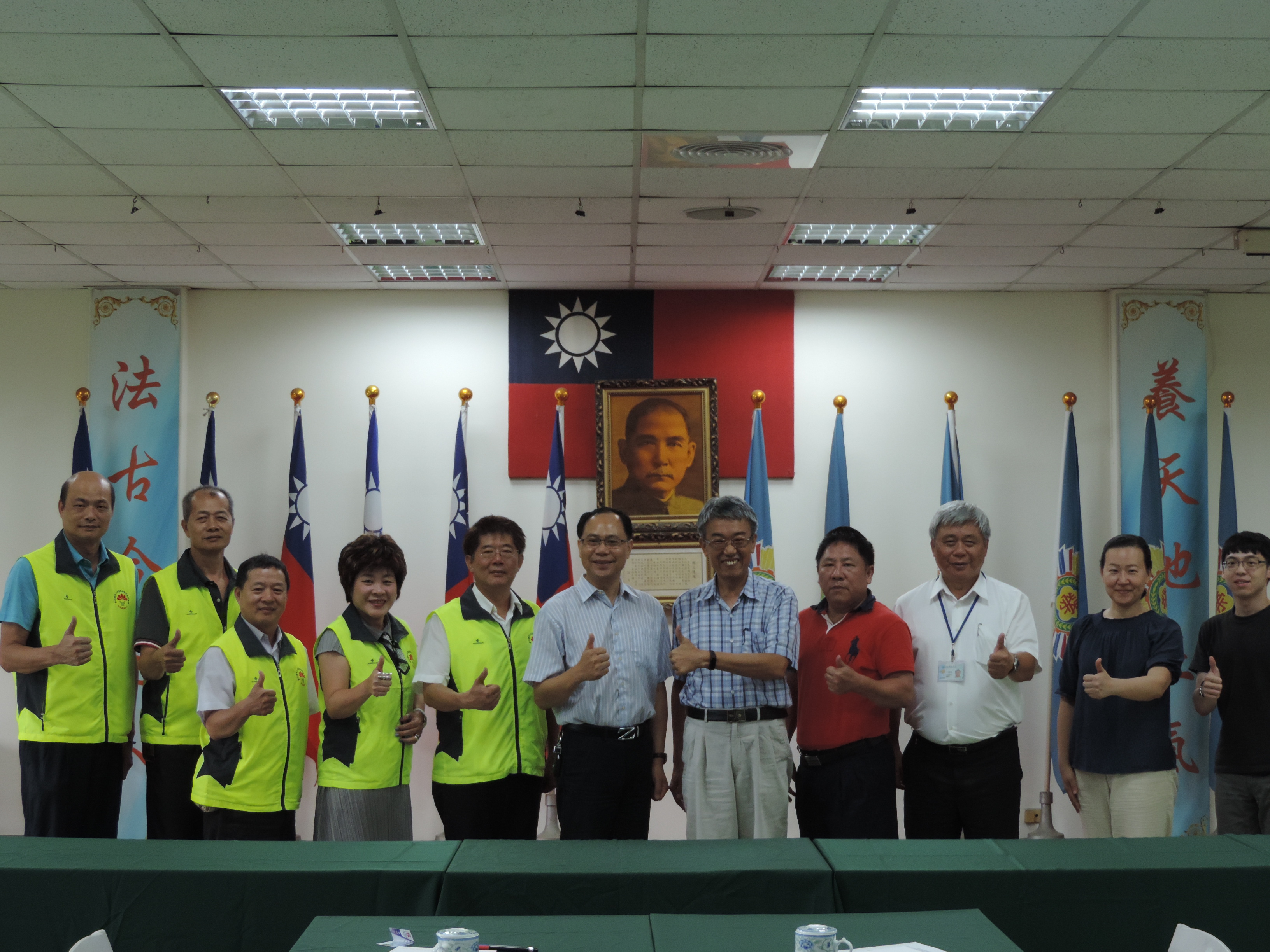 協助促進退除役官兵就業!彰化縣中小企業協進會拜訪彰化榮服處-國軍退除役官兵輔導委員會