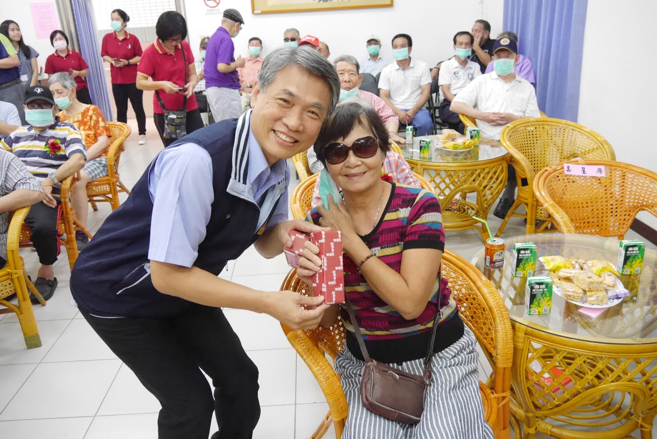 108年7月25日住民慶生茶會活動