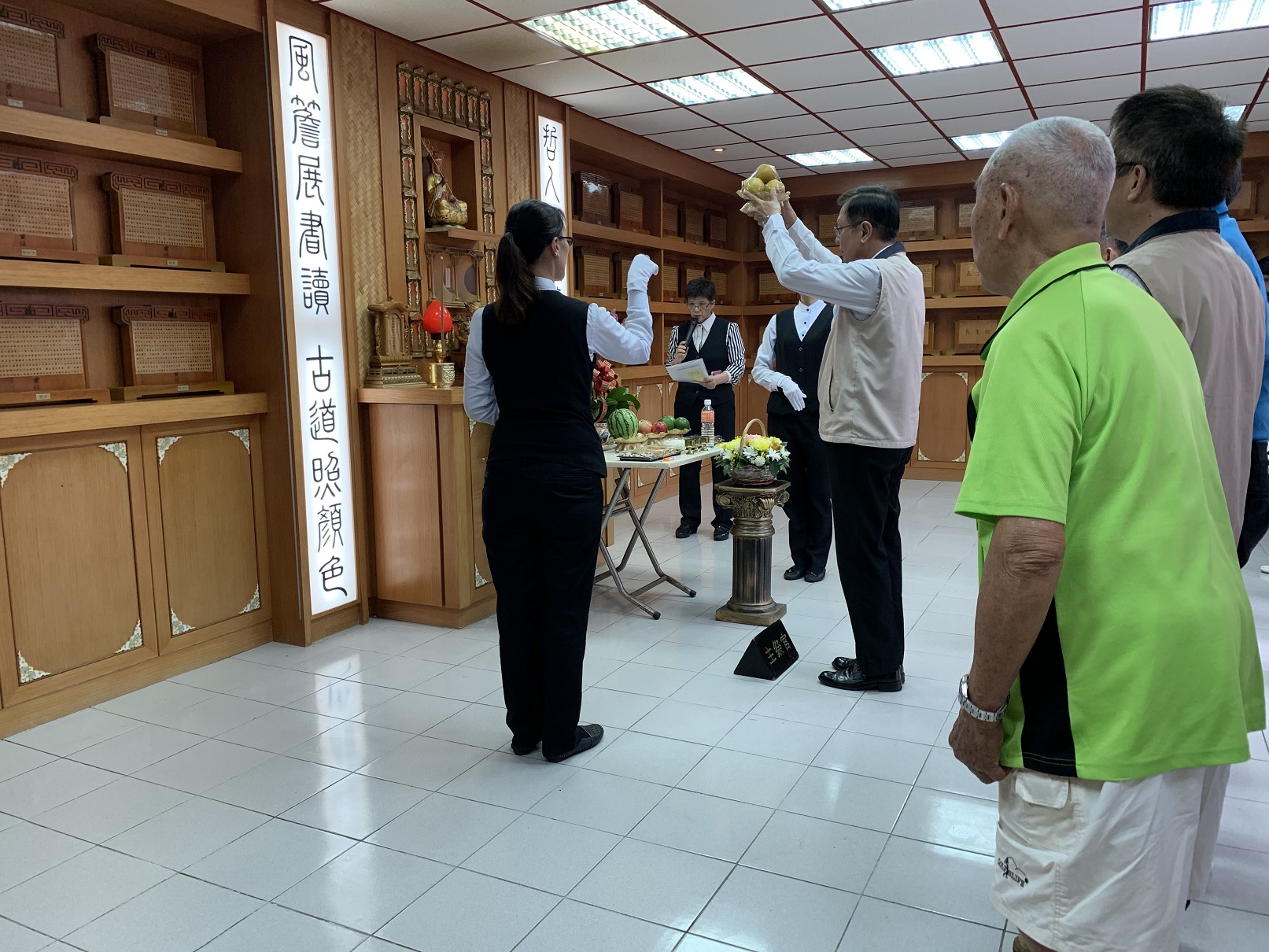 108年8月15日屏東榮家「秋祭祭悼歷年亡故榮民暨中元普渡」