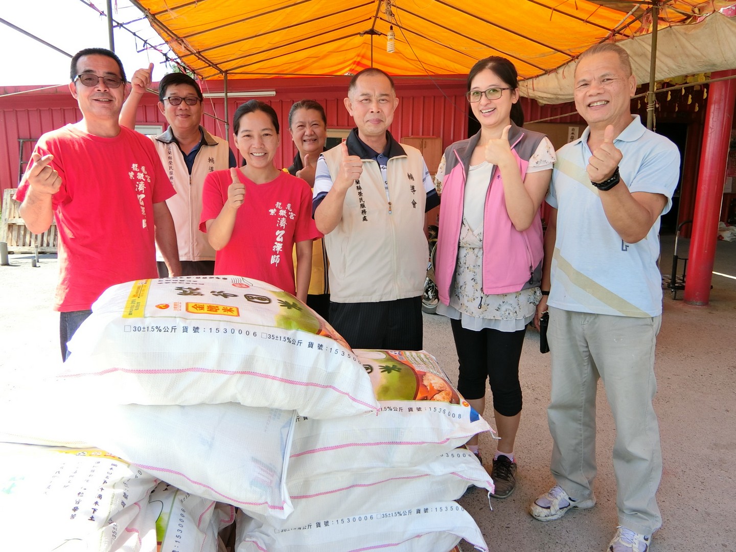 宜蘭縣榮民服務處物資平台獲宮廟團體捐贈物資嘉惠榮民(遺眷)