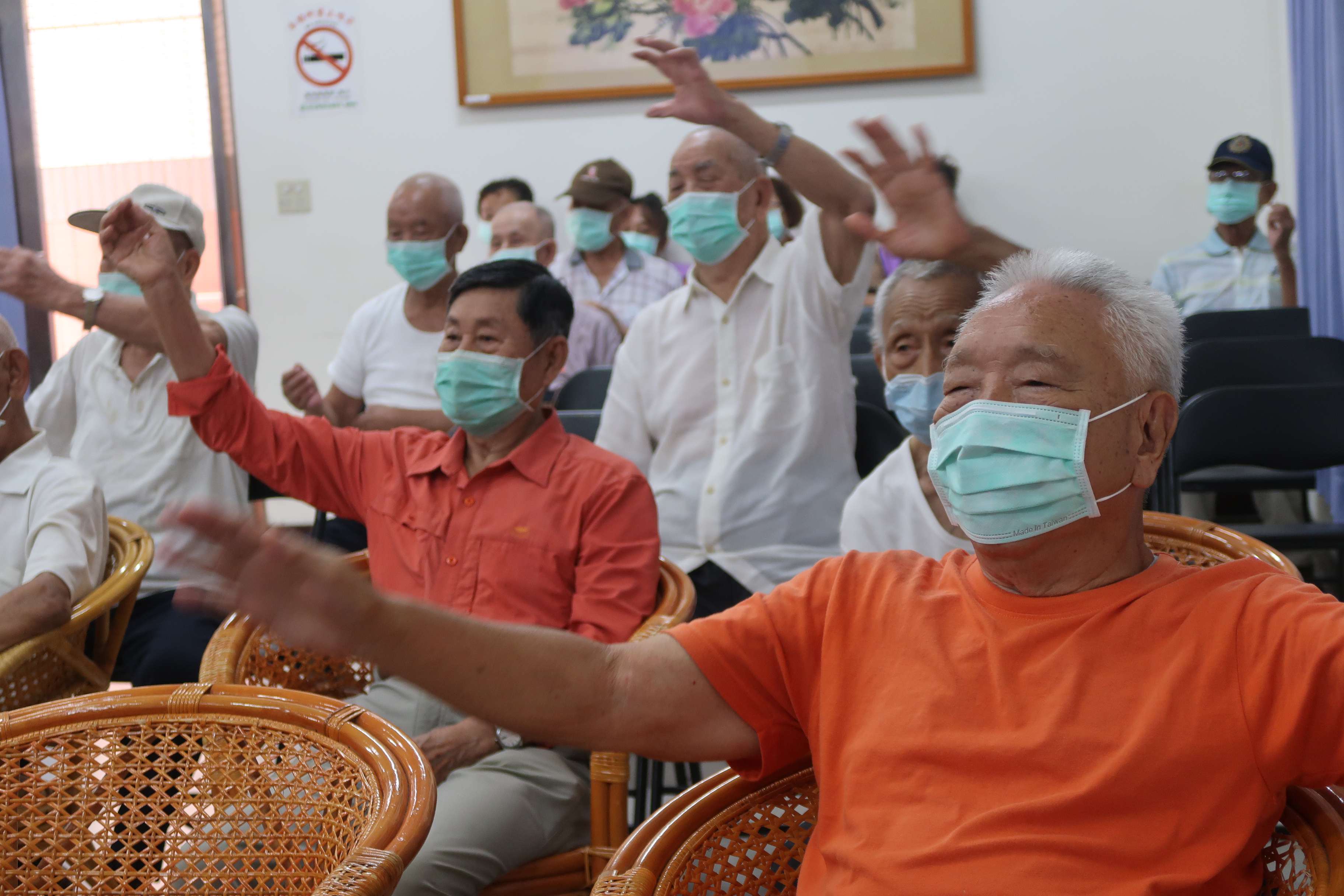 松竹關懷協會福音出擊 靈性關懷鼓勵長輩給自己滿滿的祝福