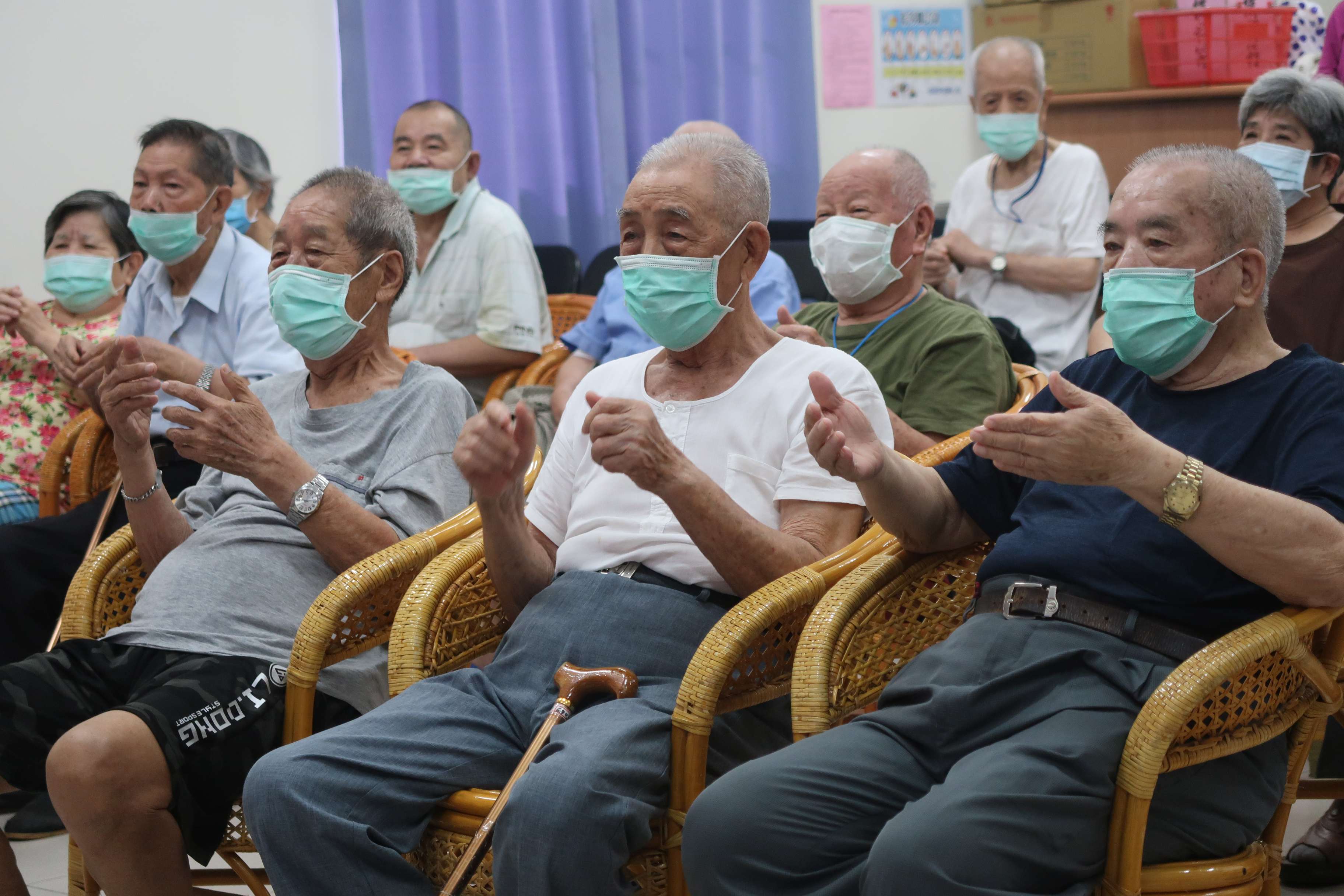 松竹關懷協會福音出擊 靈性關懷鼓勵長輩給自己滿滿的祝福