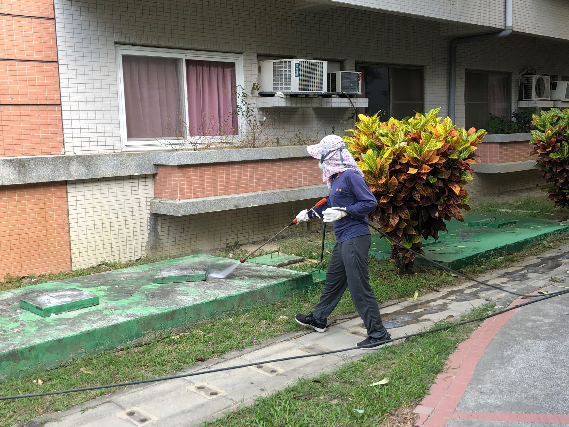 109年12月家區室內、外環境消毒作業