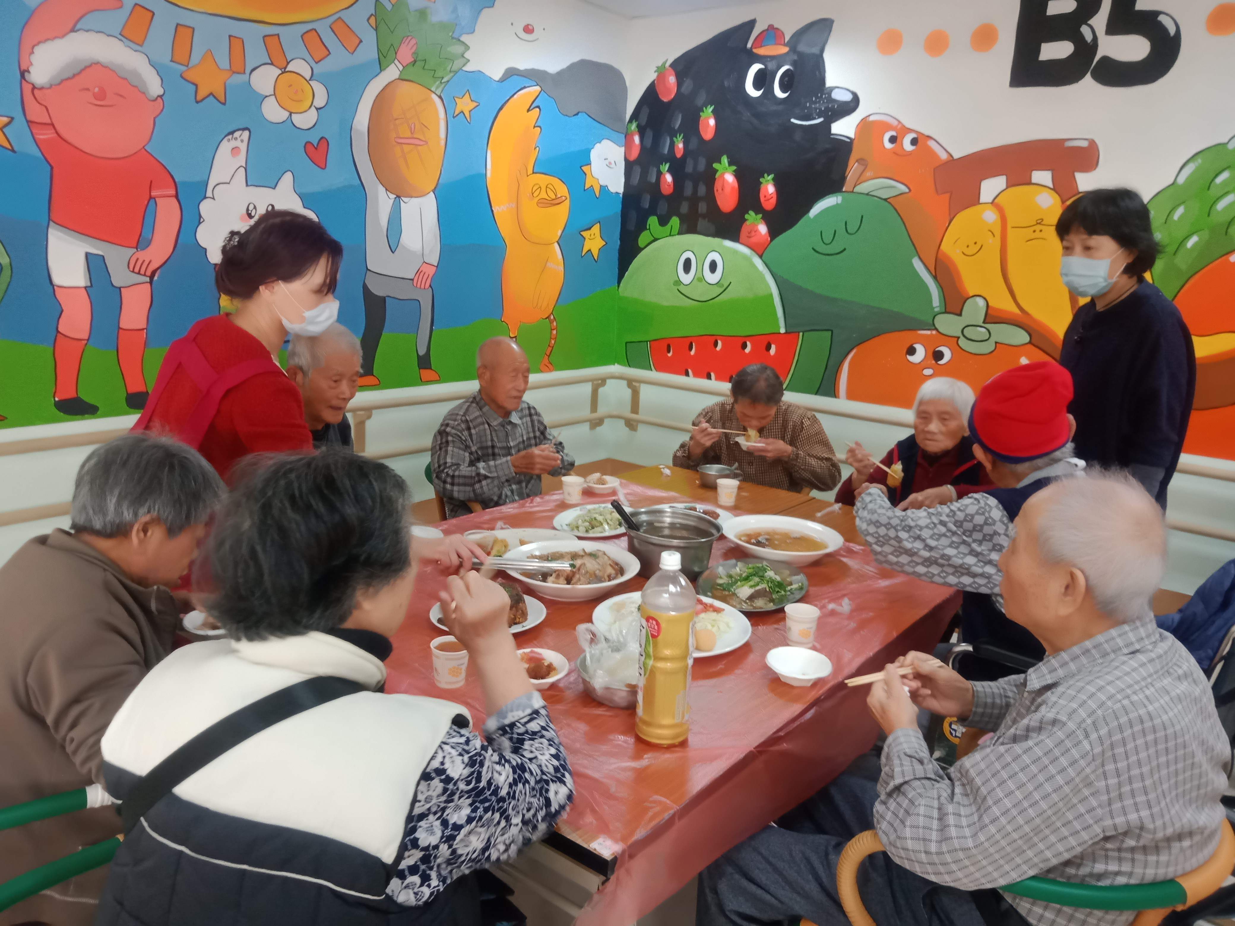 110年2月24日壽星住民慶生餐會