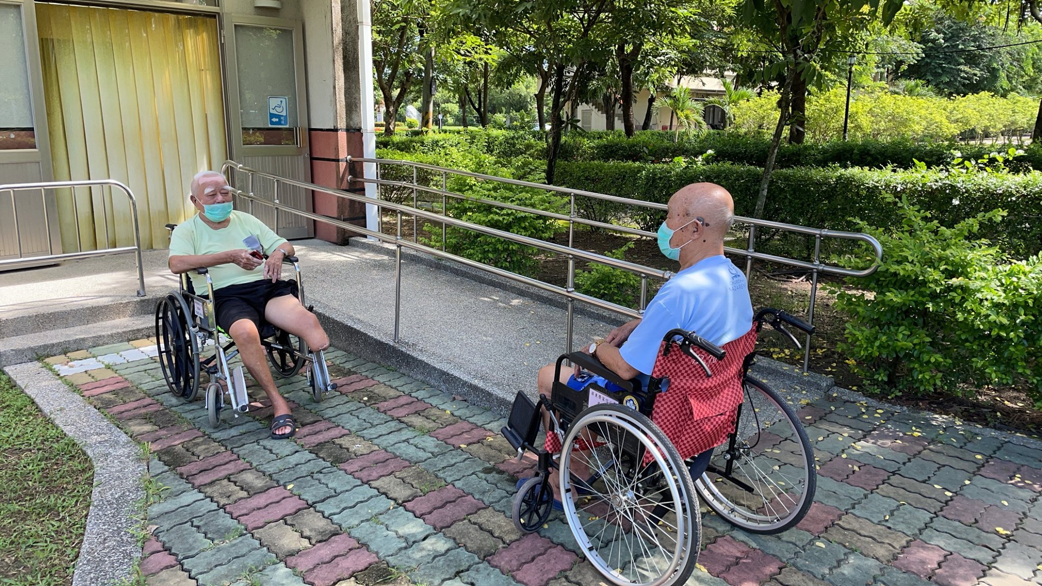 110年8月5日東榮家防疫不鬆懈，關懷不打烊