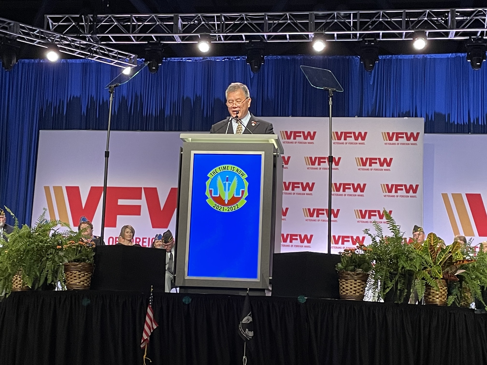 Vice Minister Wu delivered an address at the 2022 VFW Convention