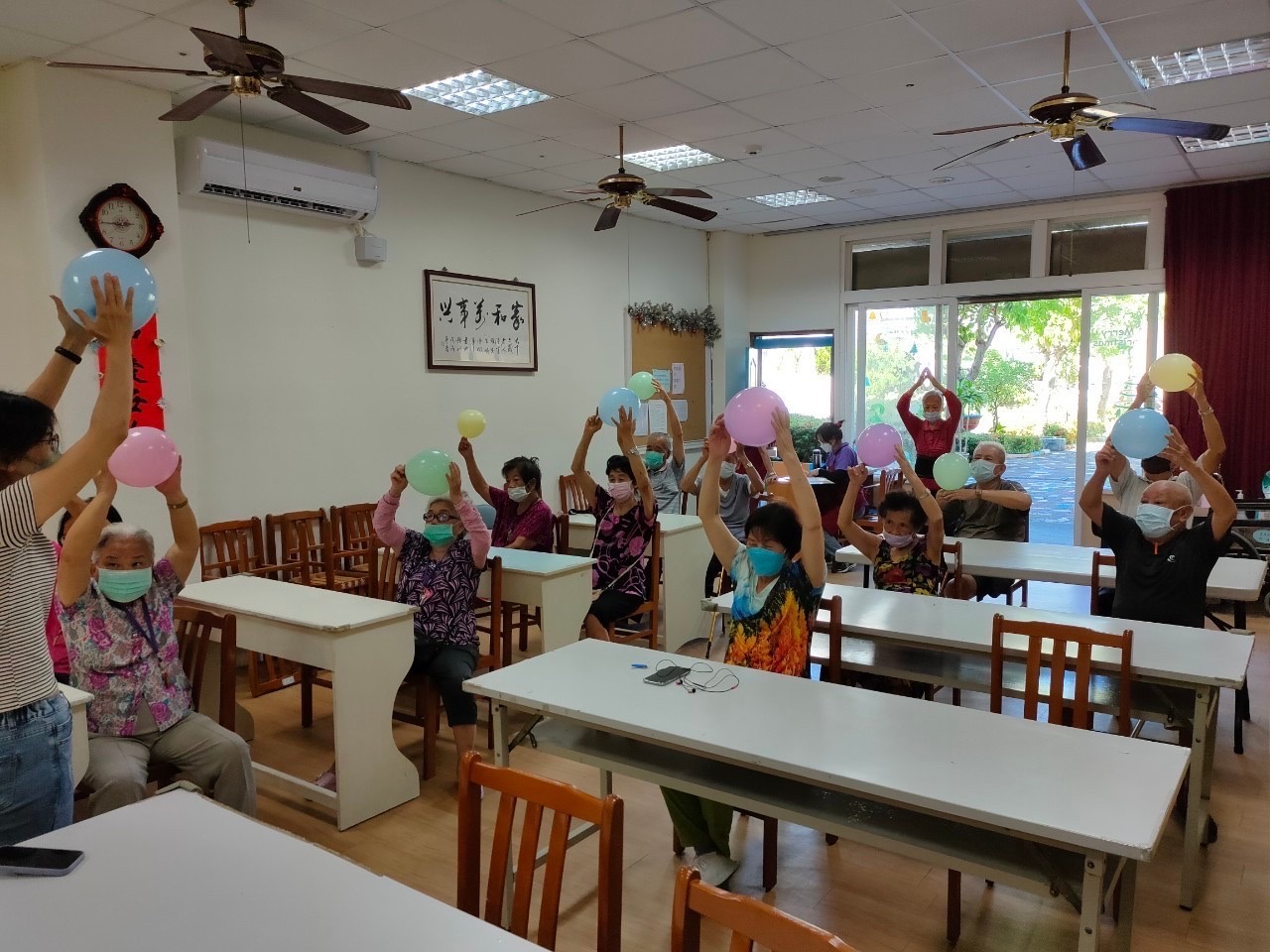 花蓮榮家促進住民健康老化不停歇