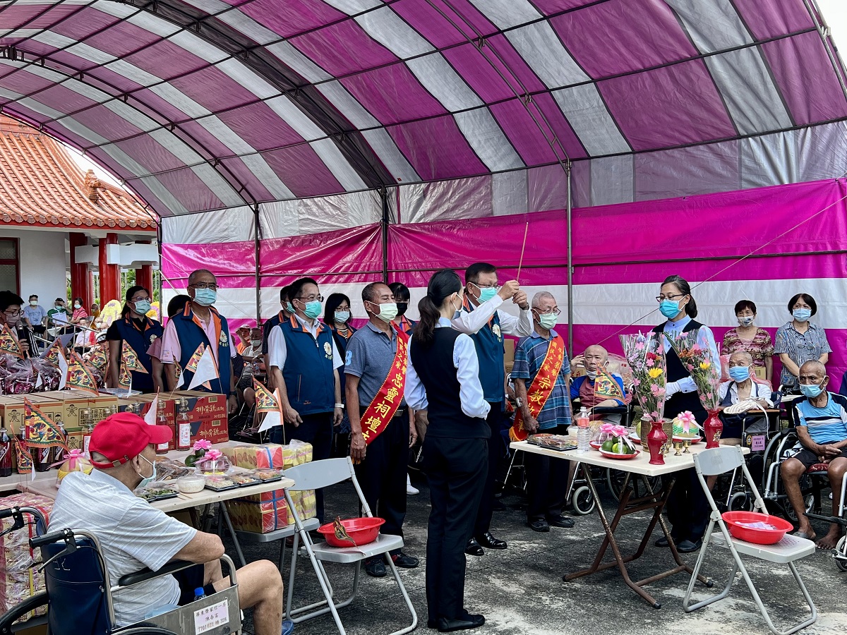 111年08月11日屏東榮家「秋祭祭悼歷年亡故榮民暨中元普渡」