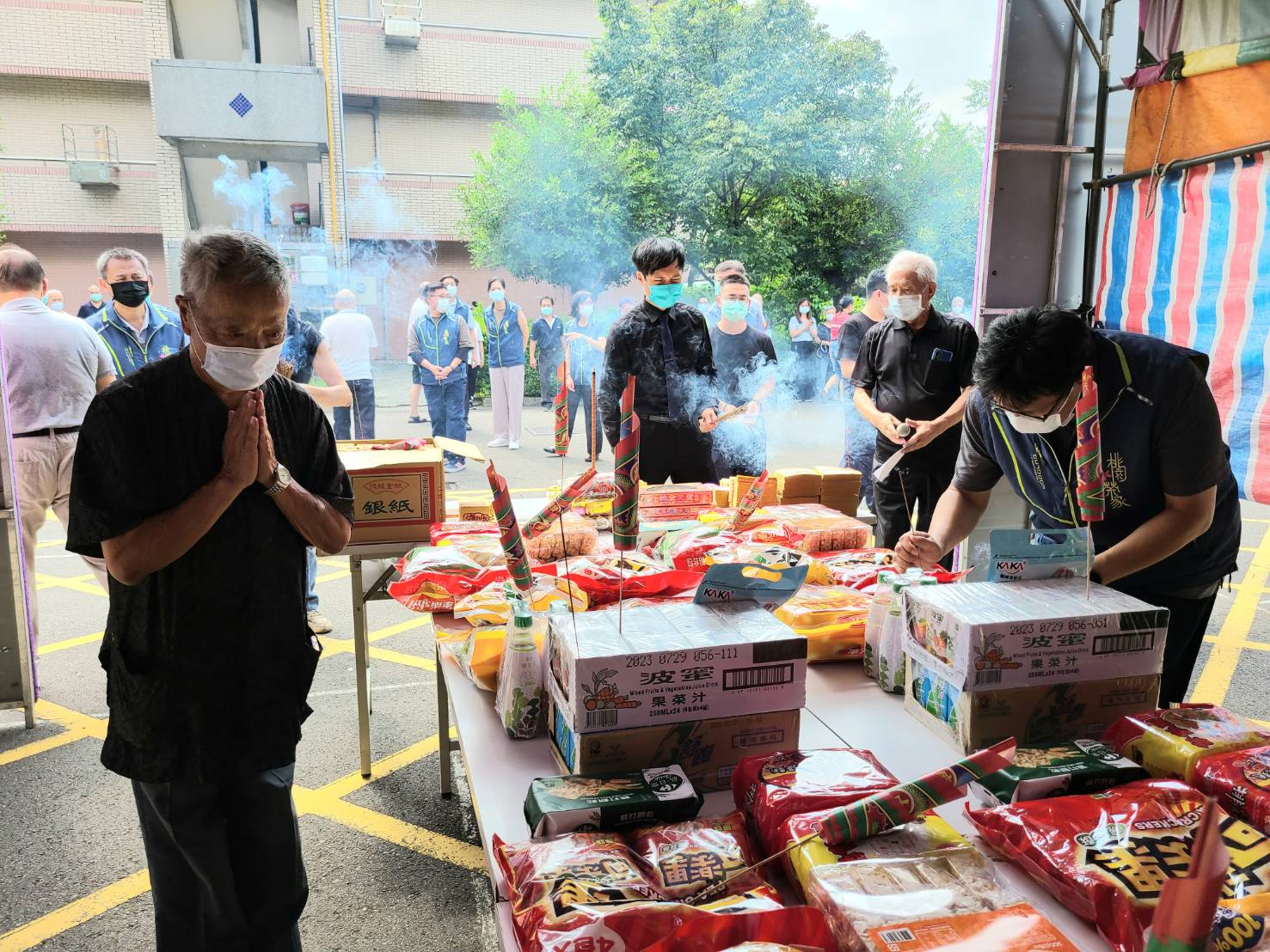 中元普渡法會祭悼榮民英靈