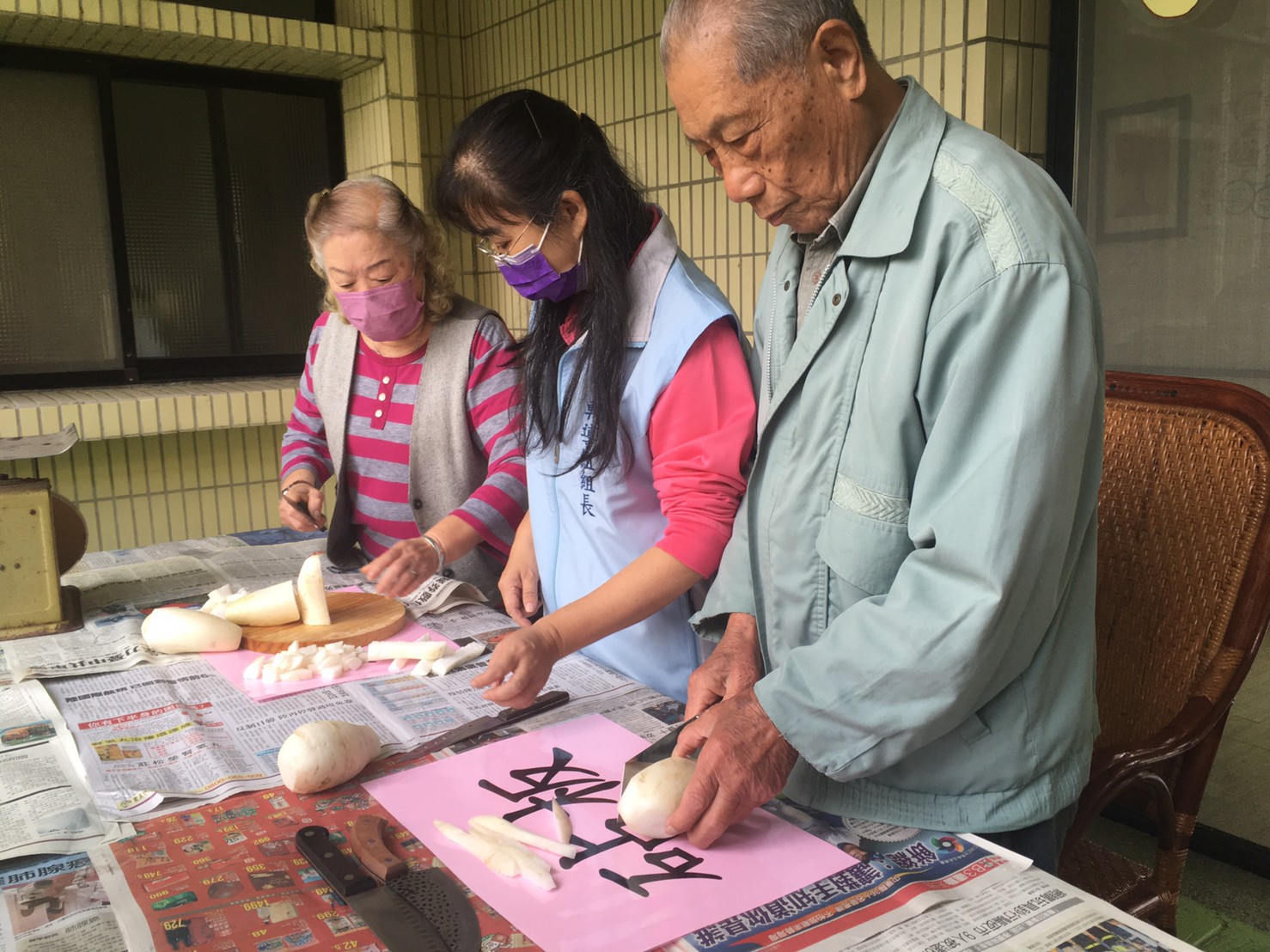 中彰榮家長輩巧手醃蘿蔔