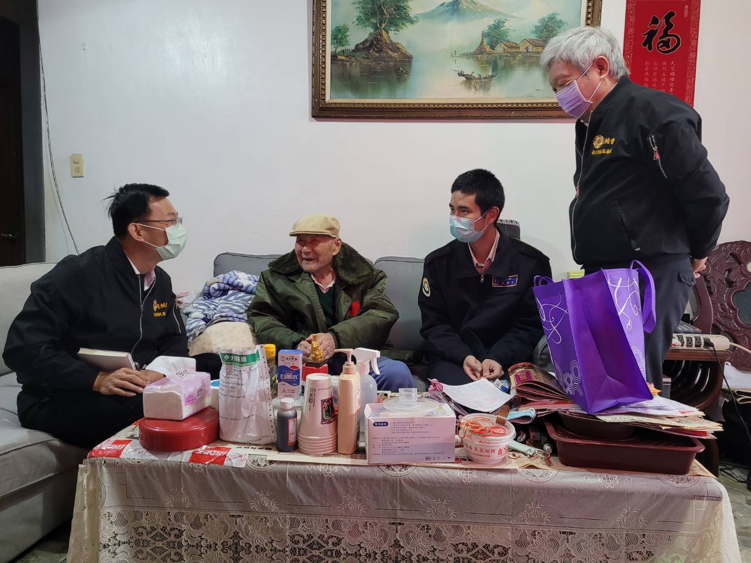 臺北市榮民服務處輔導組組長 訪視關懷獨居榮民