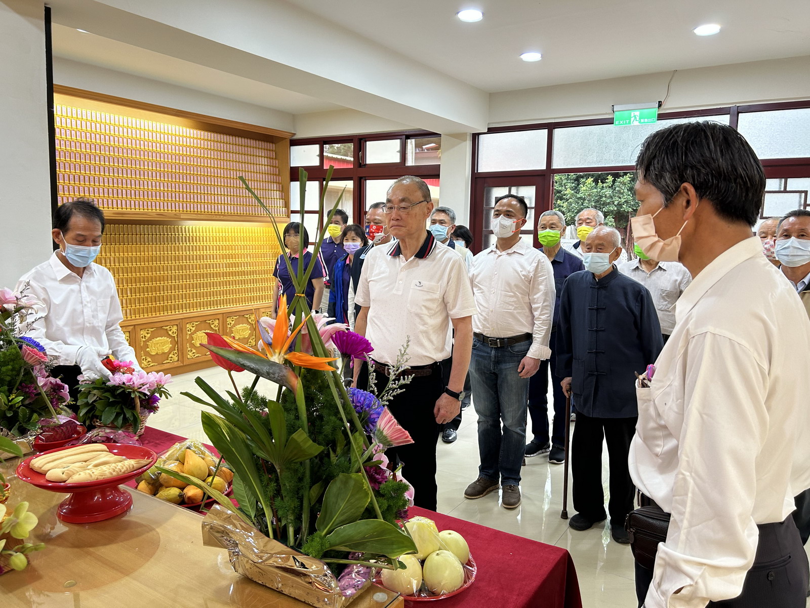 主委視導彰化榮家 祭祀英靈肯定同仁辛勞