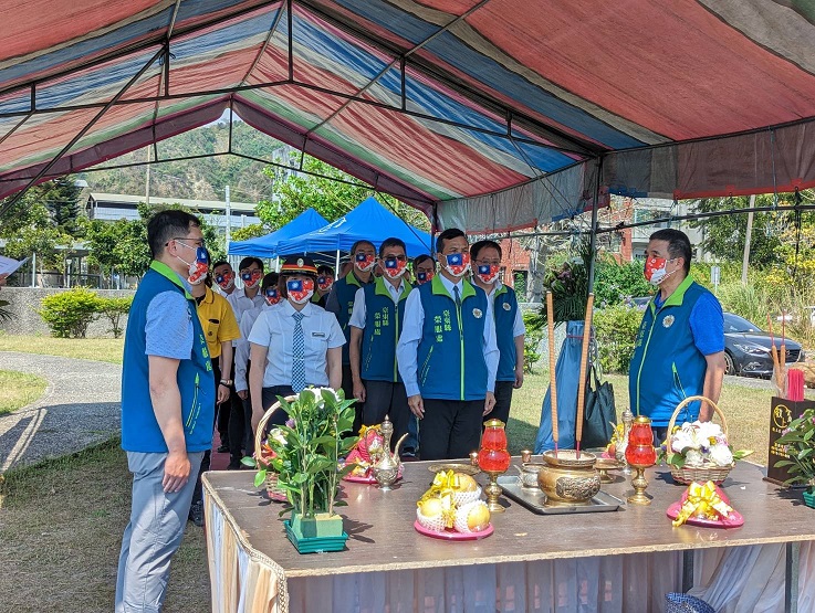 臺東縣榮民服務處辦理112年度南迴鐵路殉職人員春季祭祀典禮
