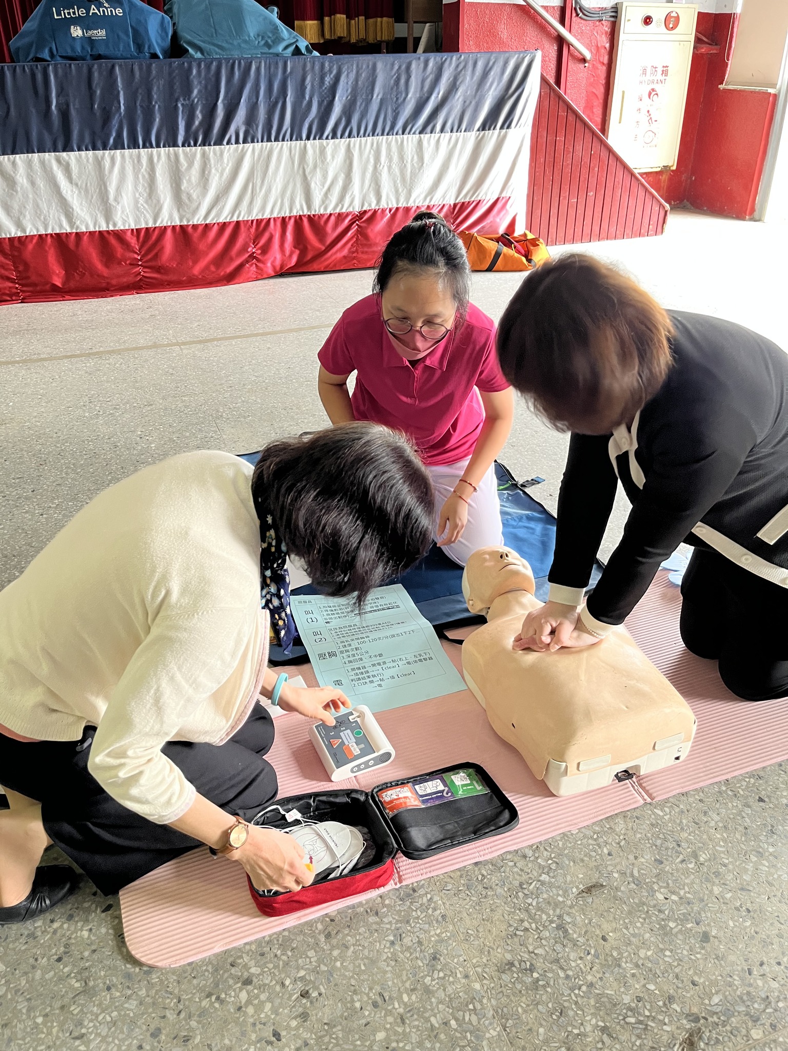 桃園榮家112年度CPR+AED及哈姆立克教育訓練