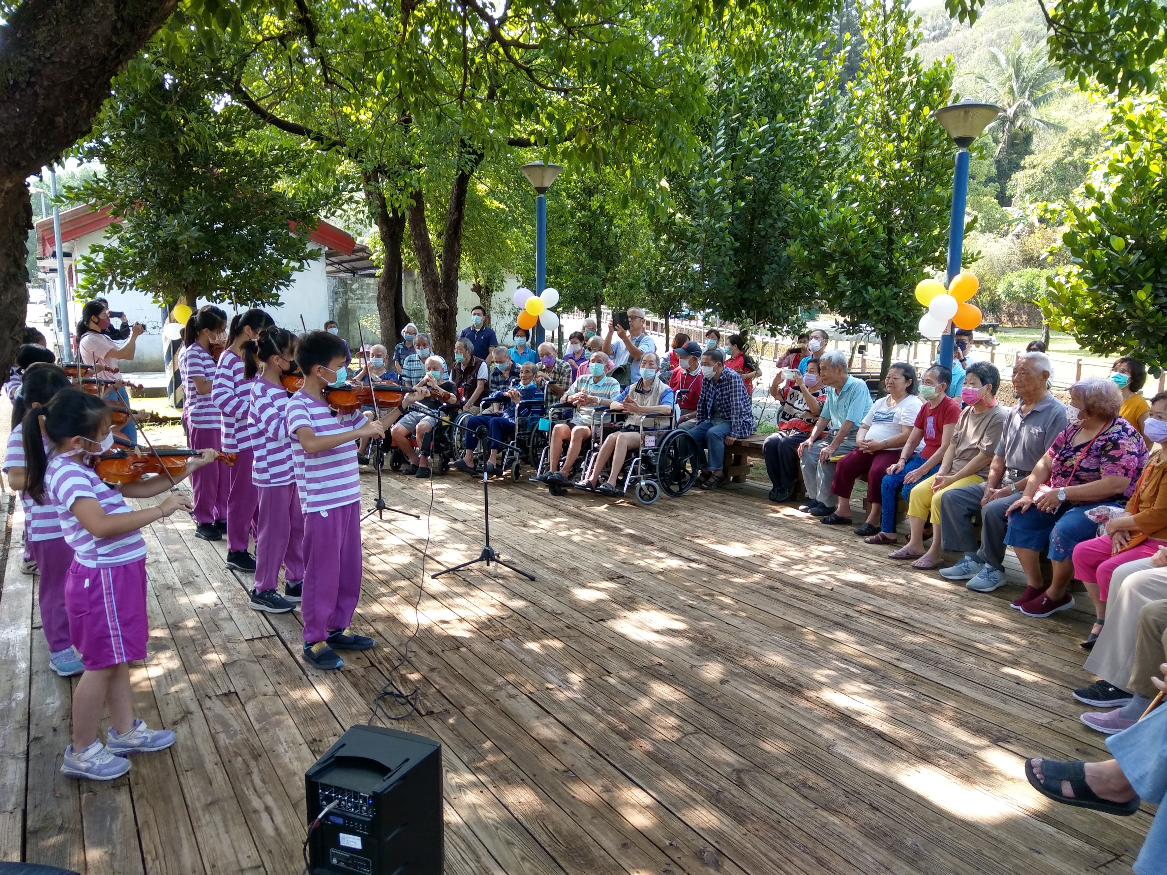 「白河榮家老幼同歡 果毅國小才藝關懷爺奶」(112.04.21)