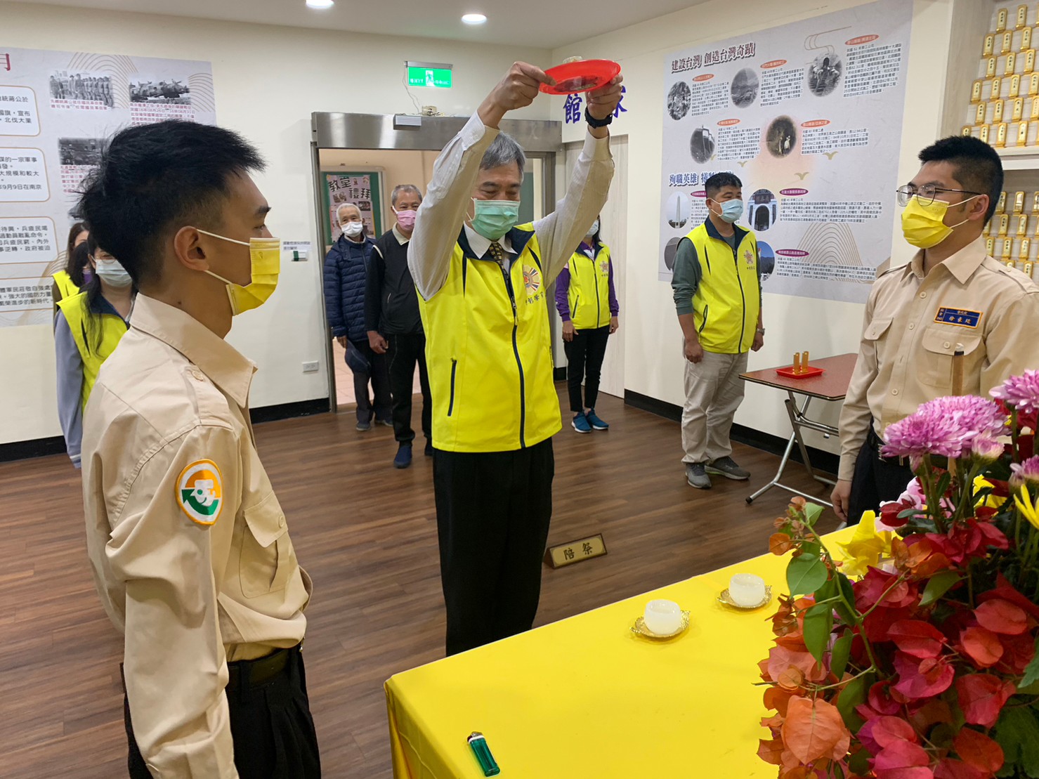 緬懷先賢先烈 中彰榮家清明節祭祀歷年亡故榮民