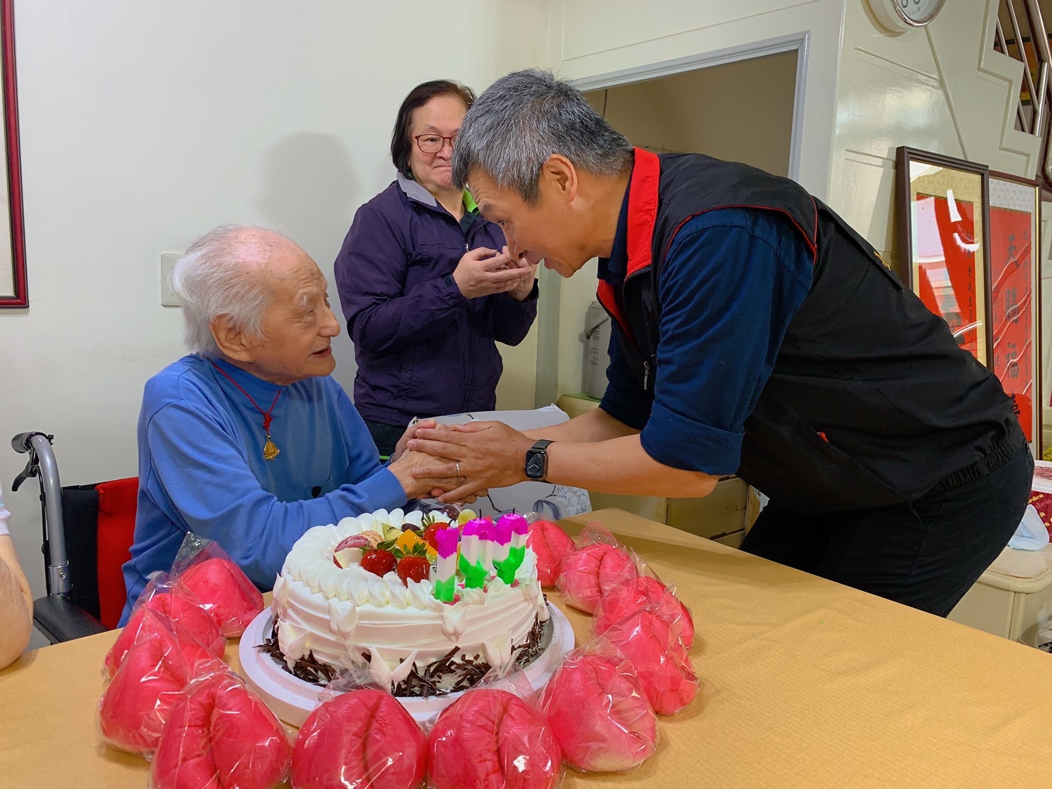 【百歲祝壽】榮民錢爺爺百歲嵩壽臺北市榮服處溫馨慶生🎂