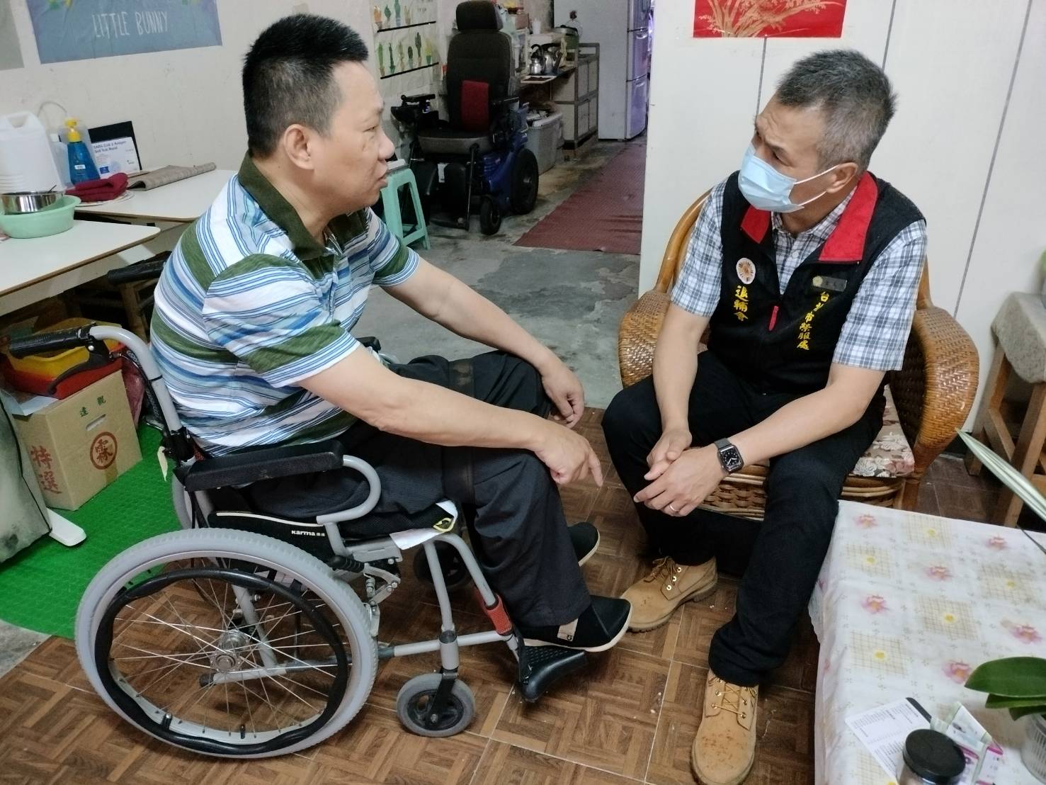 【臺北市榮民服務處關懷訪視年長榮民長輩❤️】