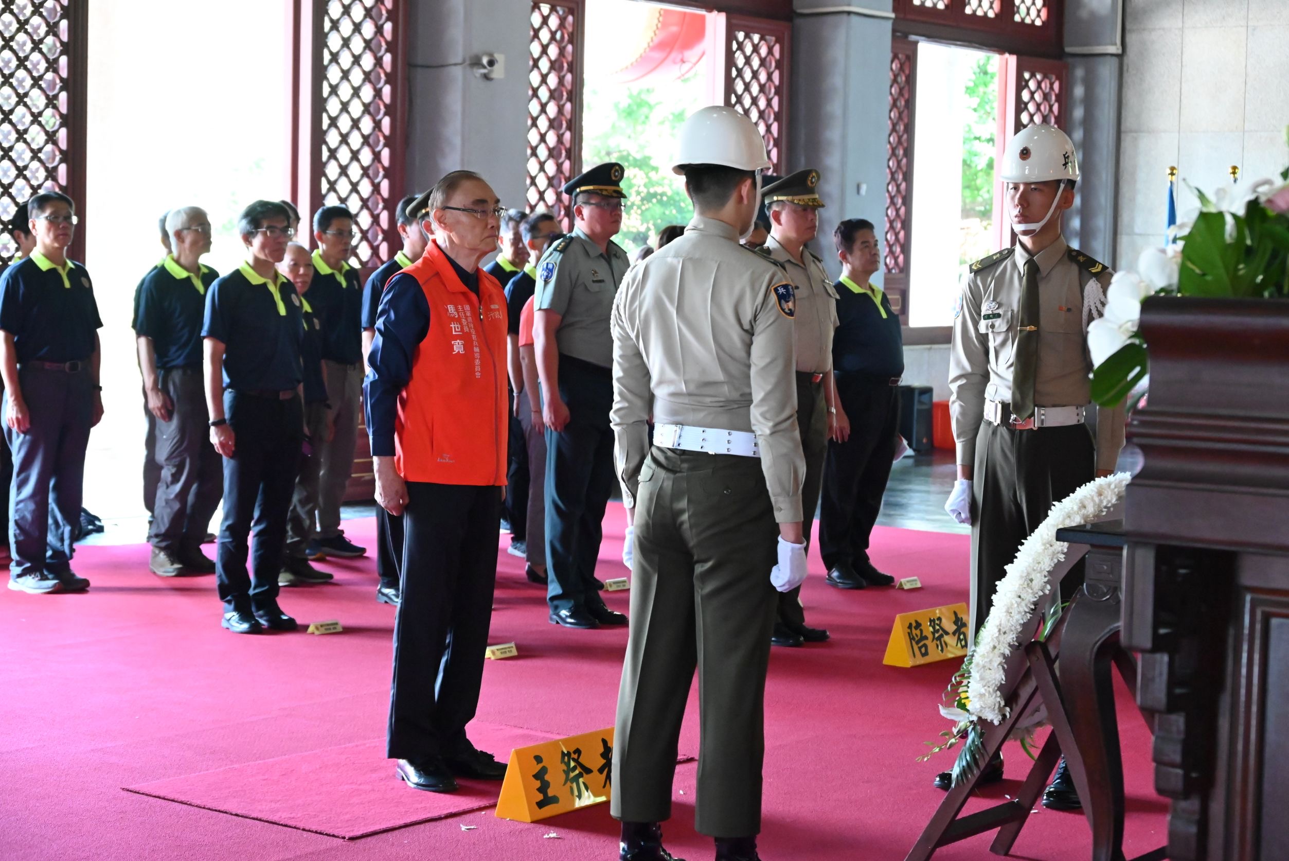 退輔會主任委員馮世寬上將軍祭悼臺中市忠烈祠忠烈將士英靈