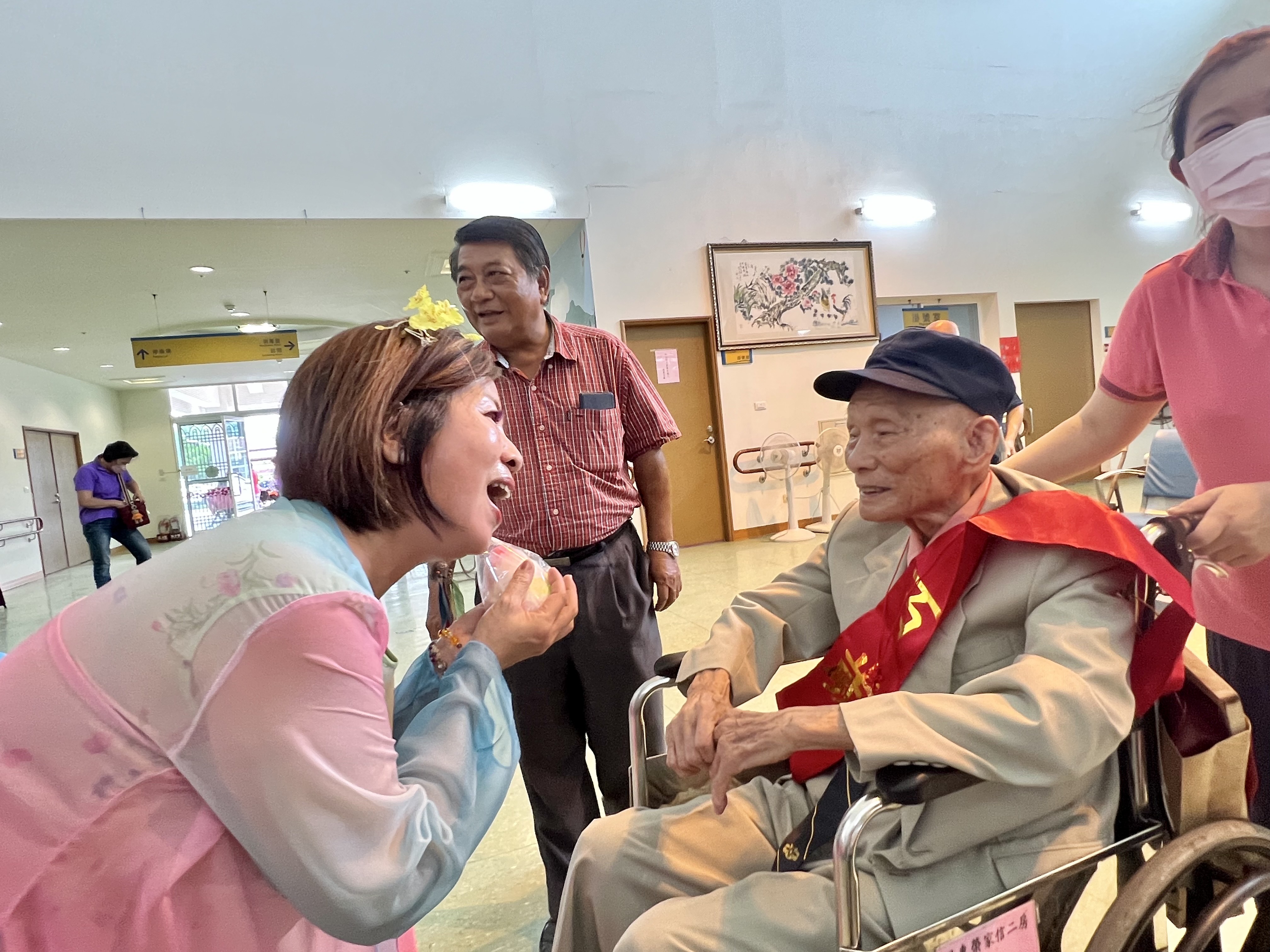 112年09月21日屏東榮家喜慶百歲人瑞「江豐」壽辰~慶生祝福