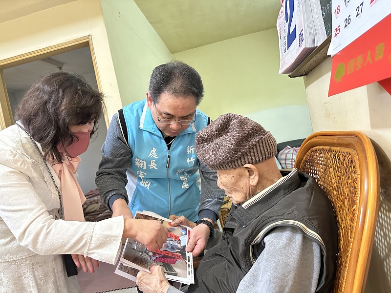 113年2月2日祥龍納福迎新春新竹榮家與榮服處訪視榮民