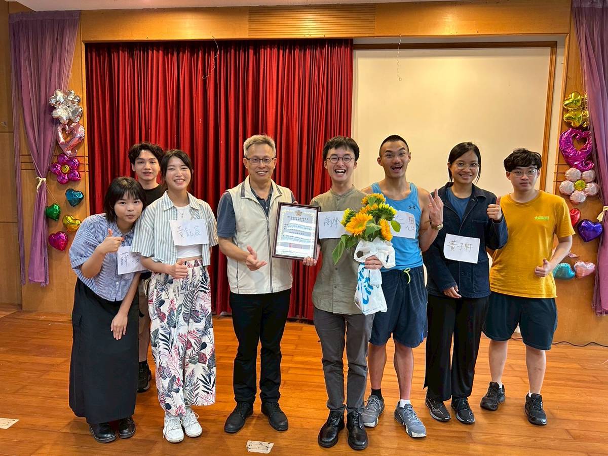 臺灣大學小獅子服務社持續關懷榮家榮民