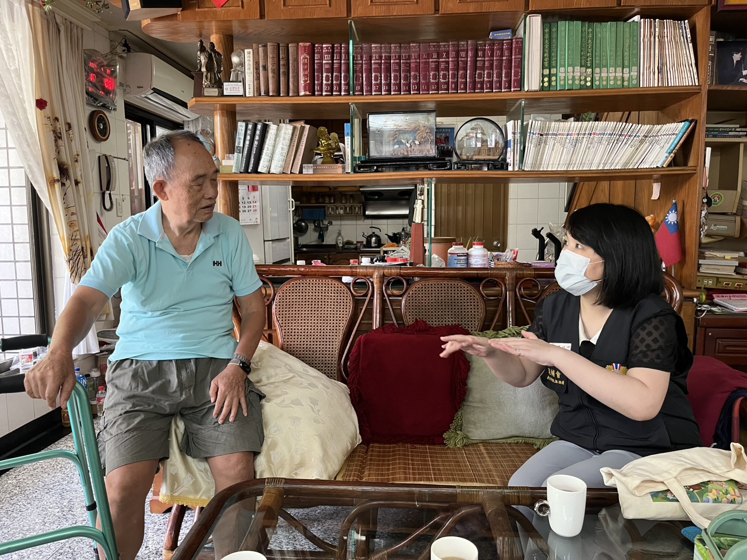【臺北市榮服處關懷高齡榮民宣導醫療照護政策🩺】