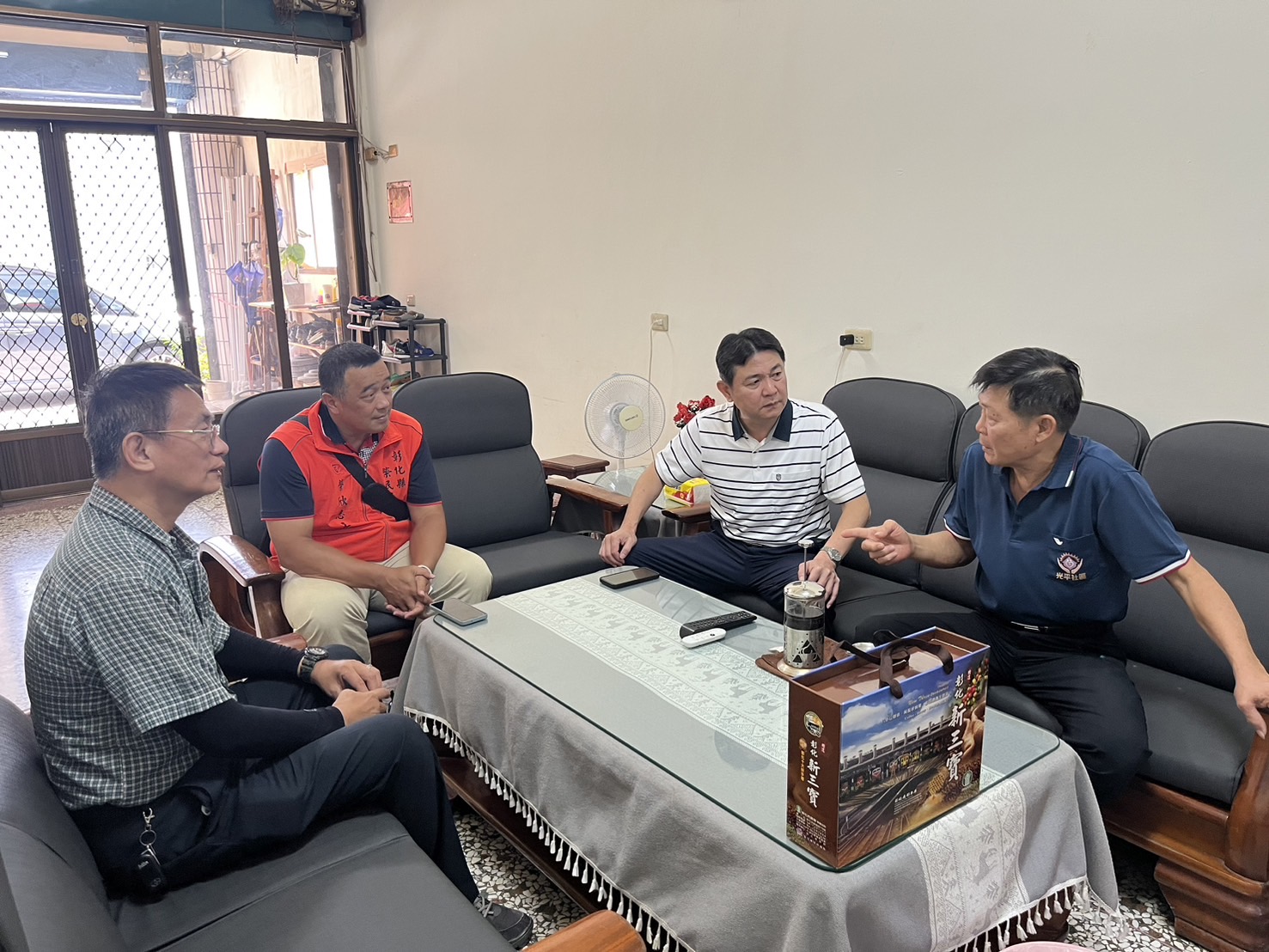 彰化榮服處拜會領導士官班校友協會並關懷因公傷殘榮民