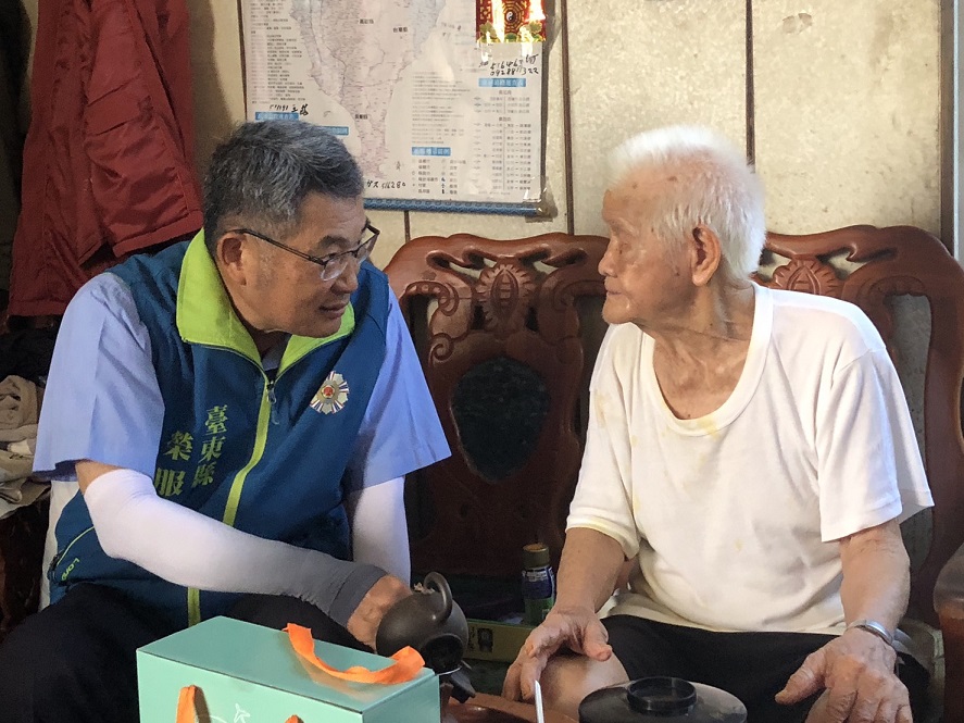 臺東榮服處走訪榮民長者 用行動傳遞真摯關懷