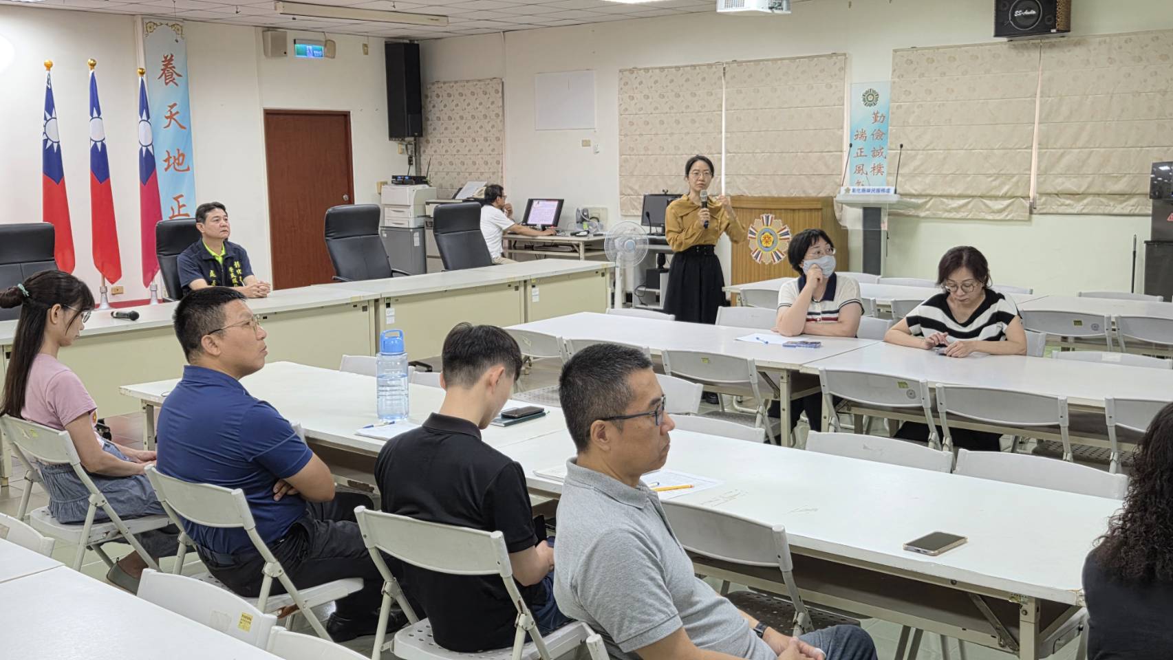 彰化縣榮服處攜手調查站 強化國安意識宣導