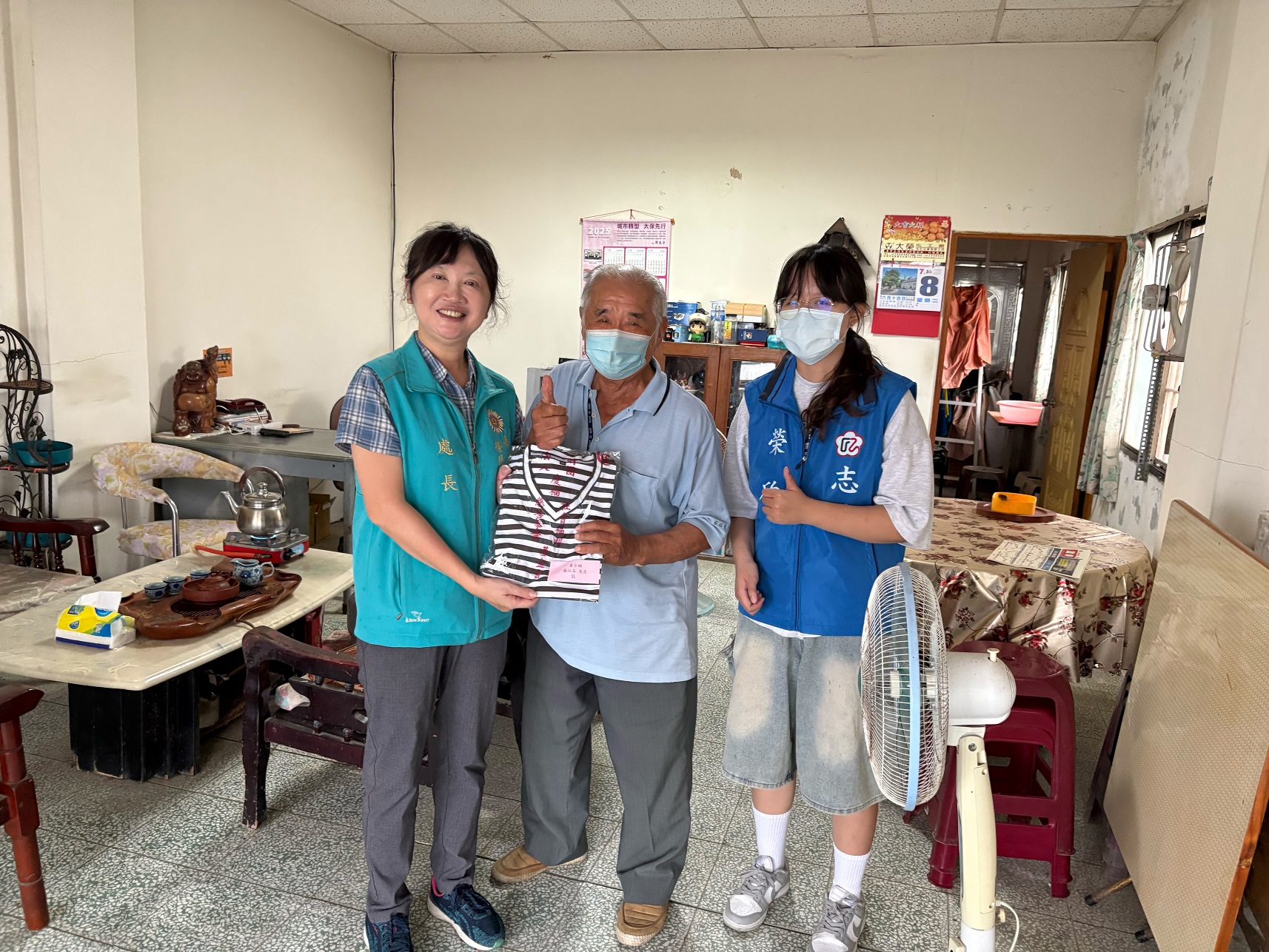 夏日傳涼送關懷  慶福基金會讓嘉義榮民(眷)幸福有感