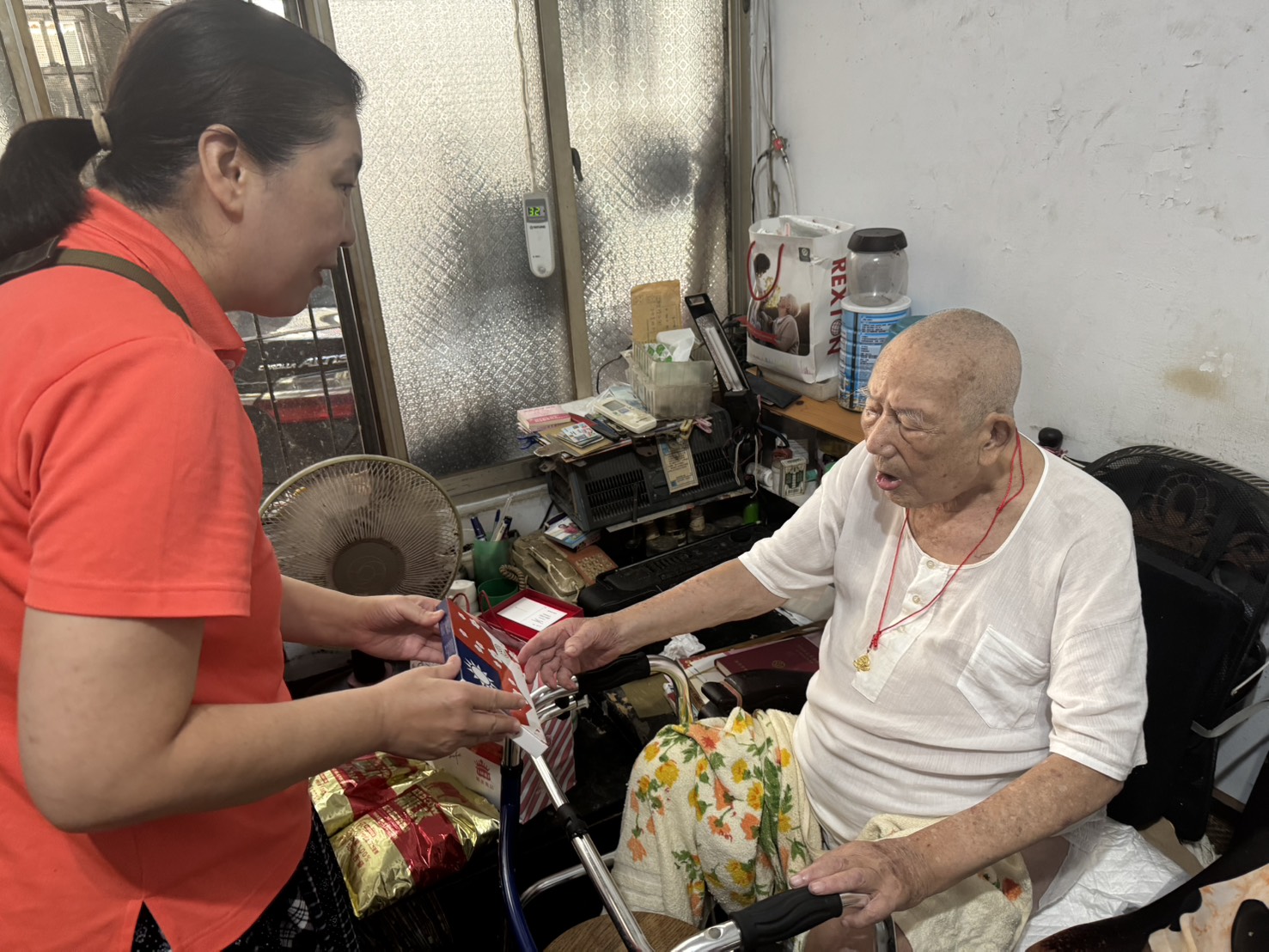 新北市榮服處陪伴永和榮民眷 傳遞溫暖與關懷