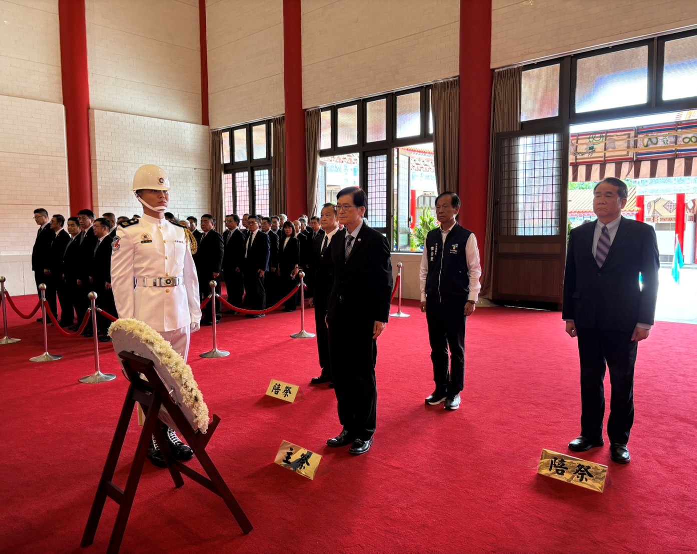 輔導會北部地區中元節祭悼歷年在臺亡故榮民緬懷貢獻