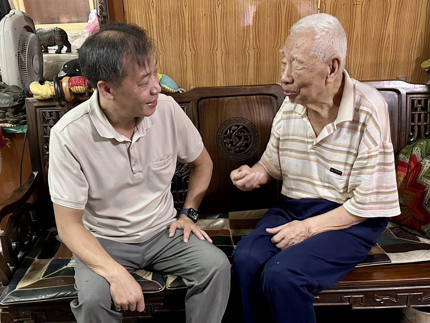 新北市榮服處關懷板橋區年長榮民眷
