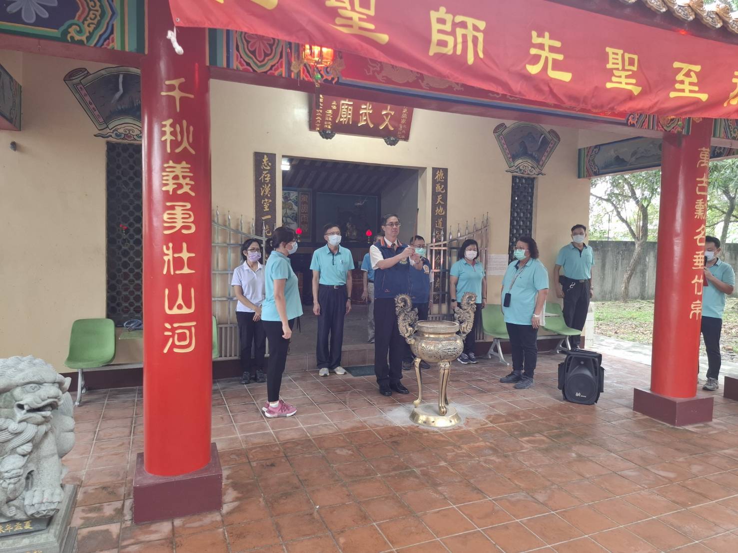 114年09月22日弘揚儒家文化　屏東榮家舉辦孔子追思典禮