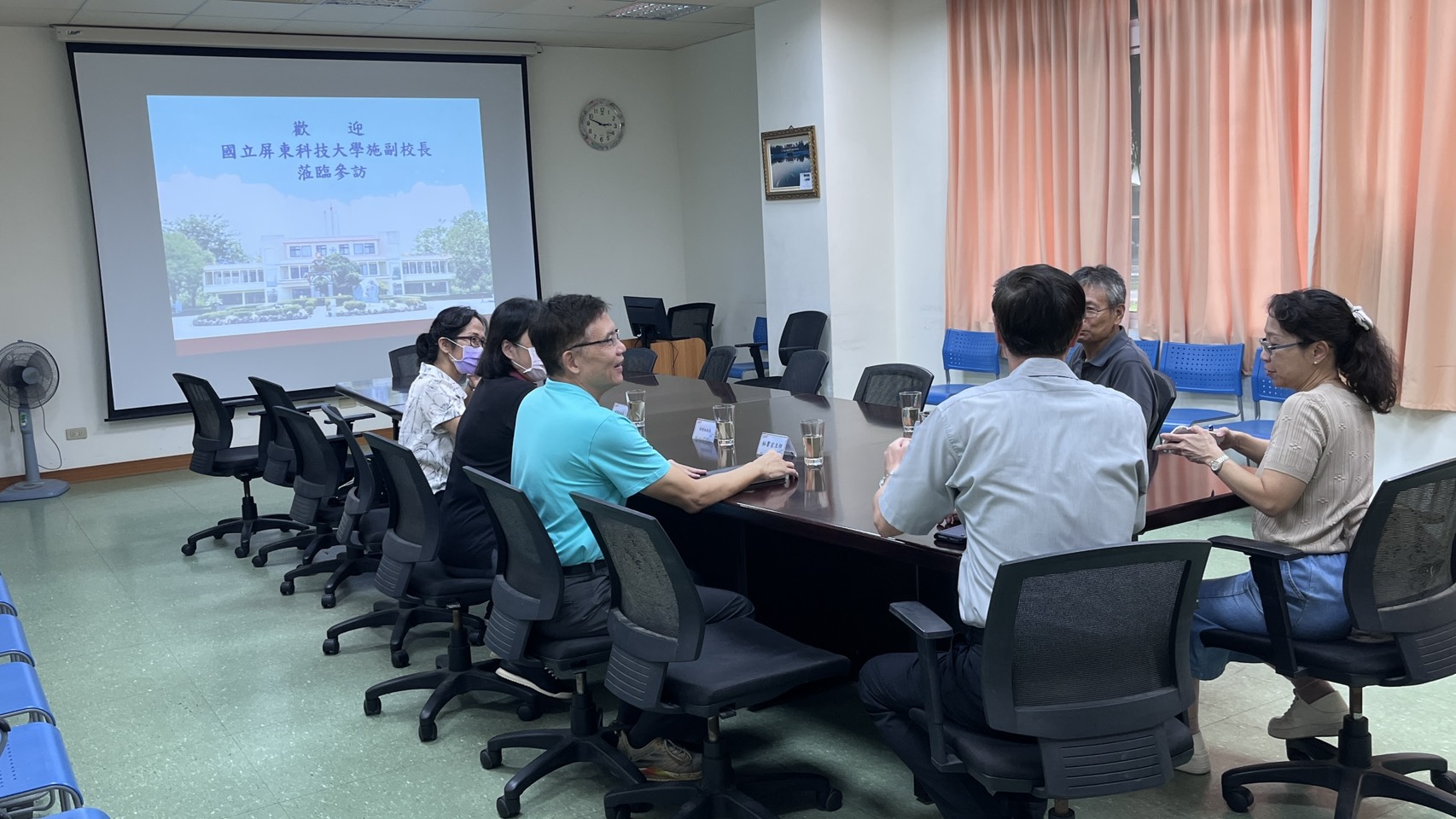 114年09月18日屏東科技大學副校長參訪屏東榮家研商高齡照護合作新契機