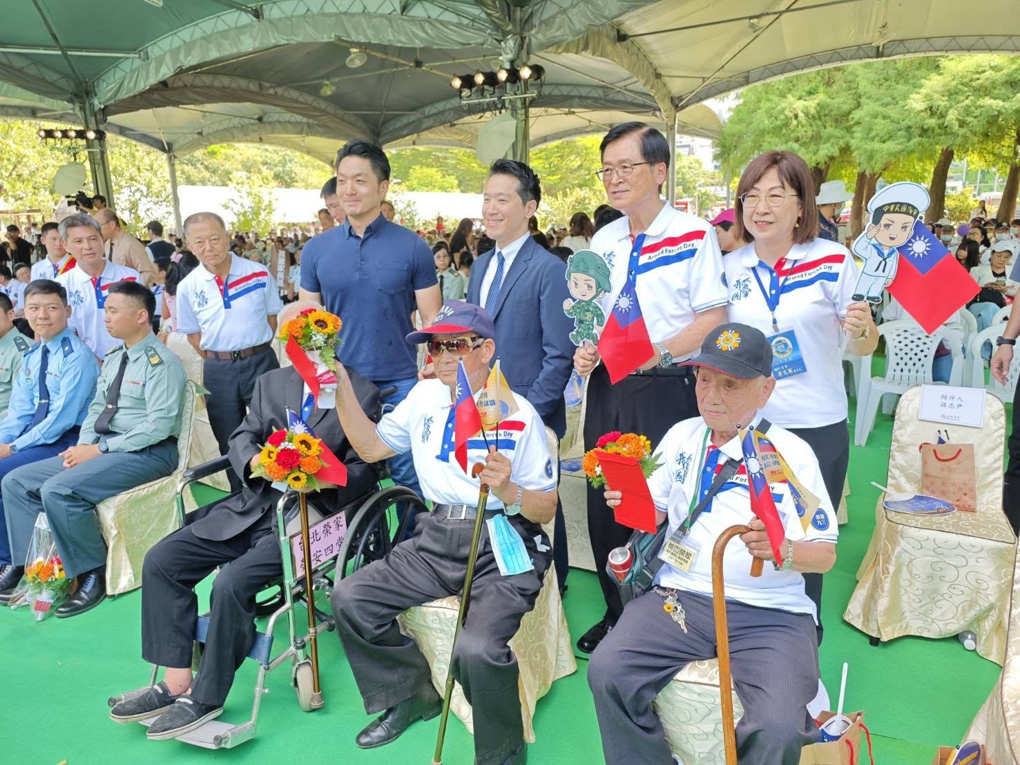 🫡九三系列活動-桃園榮家長者及抗日老兵🇹🇼參加欣欣百貨榮耀九三園遊會❤