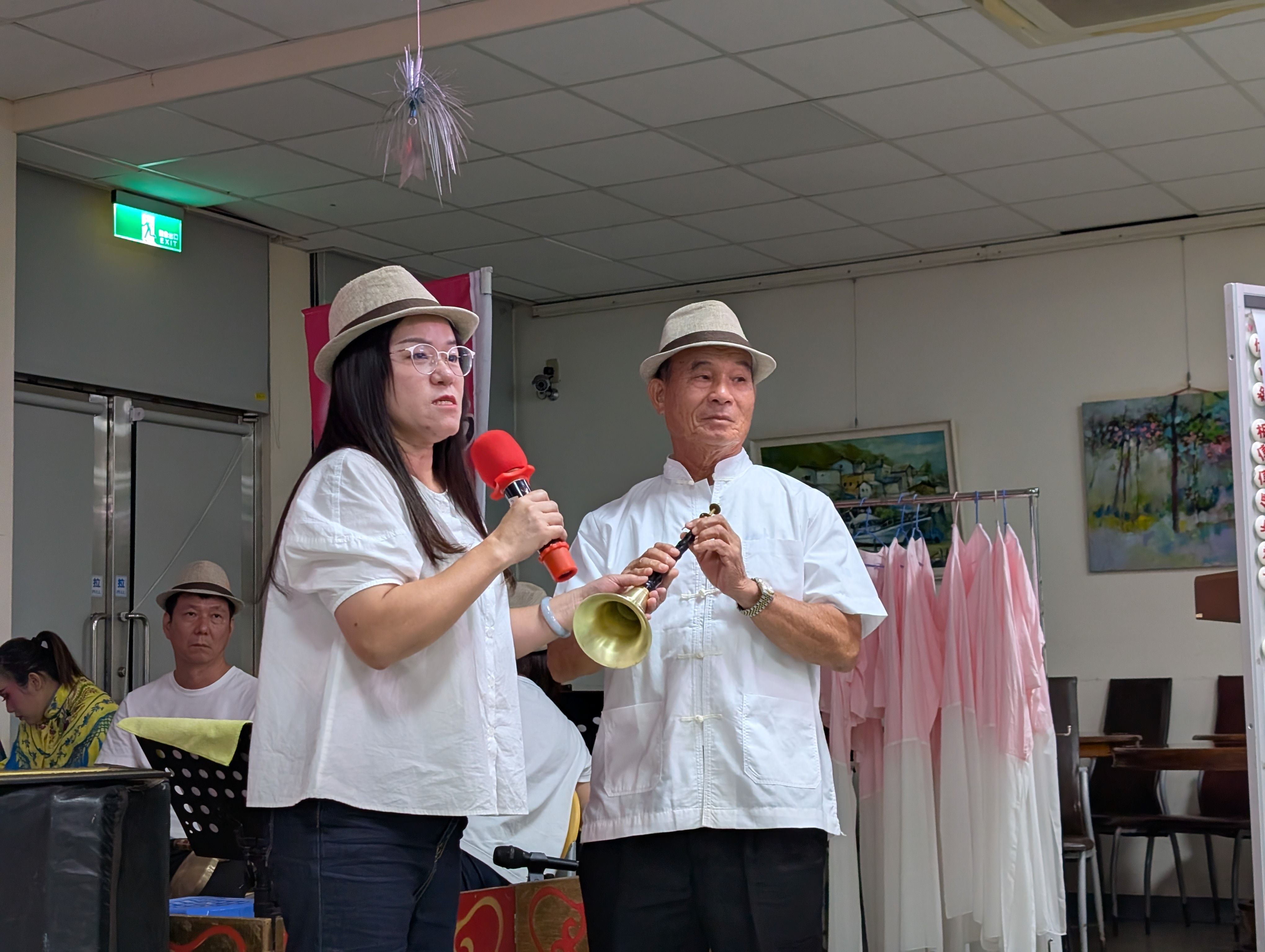 漢陽北管劇團走進板橋榮家 長輩欣賞北管戲曲文化之美