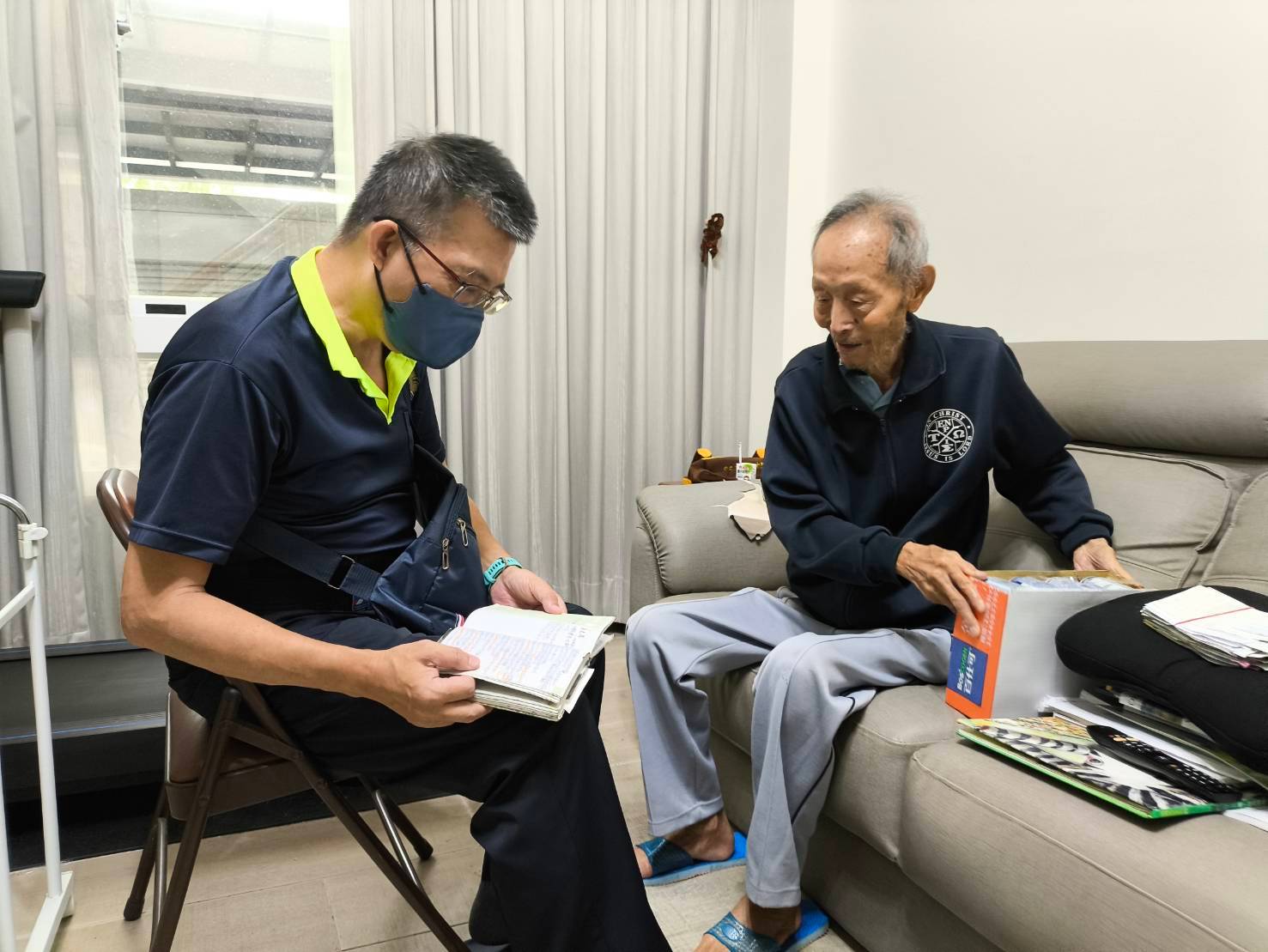 臺東縣榮服處訪慰高齡榮民(眷) 傳遞溫暖與健康